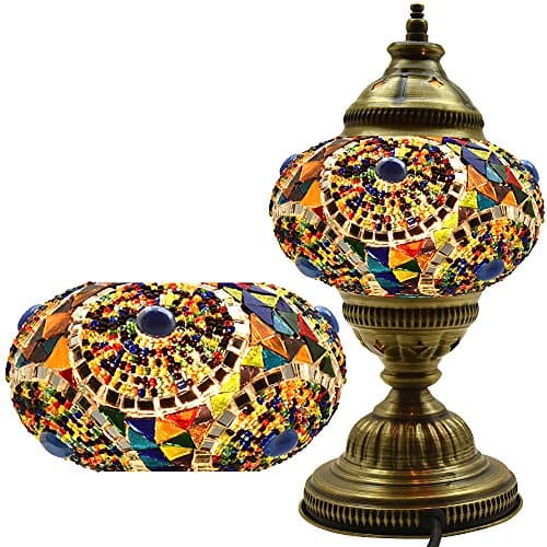 Turkish Lamp, Mosaic Lamp, Table Lamp, Mosaic Lamps, Moroccan Lanterns, Turkish Lamp, Bedside Lighting, Express Shipping