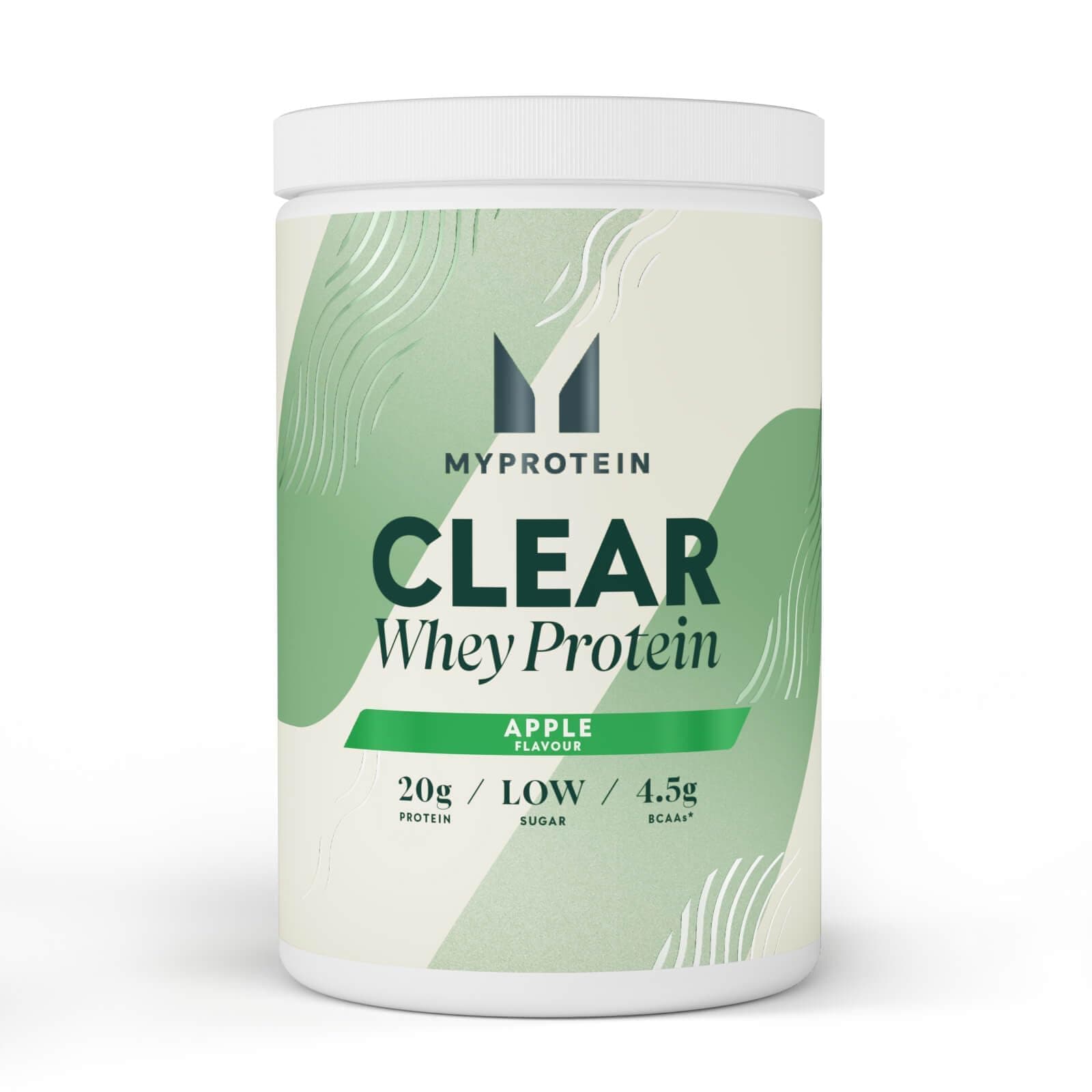 Clear Whey Isolate Protein Powder | Apple - 20 Servings | 20g Protein | Fruity Protein Juice Drink with Low Sugar | Refreshing Low-Calorie Protein Water Alternative