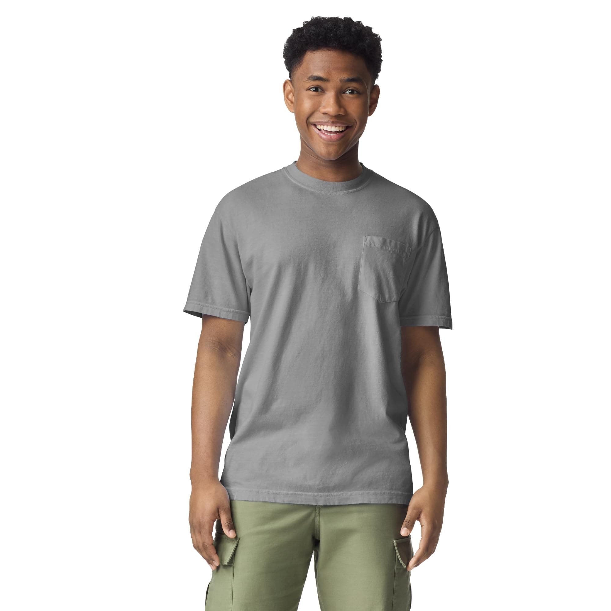 Adult Short Sleeve Pocket Tee, Style 6030