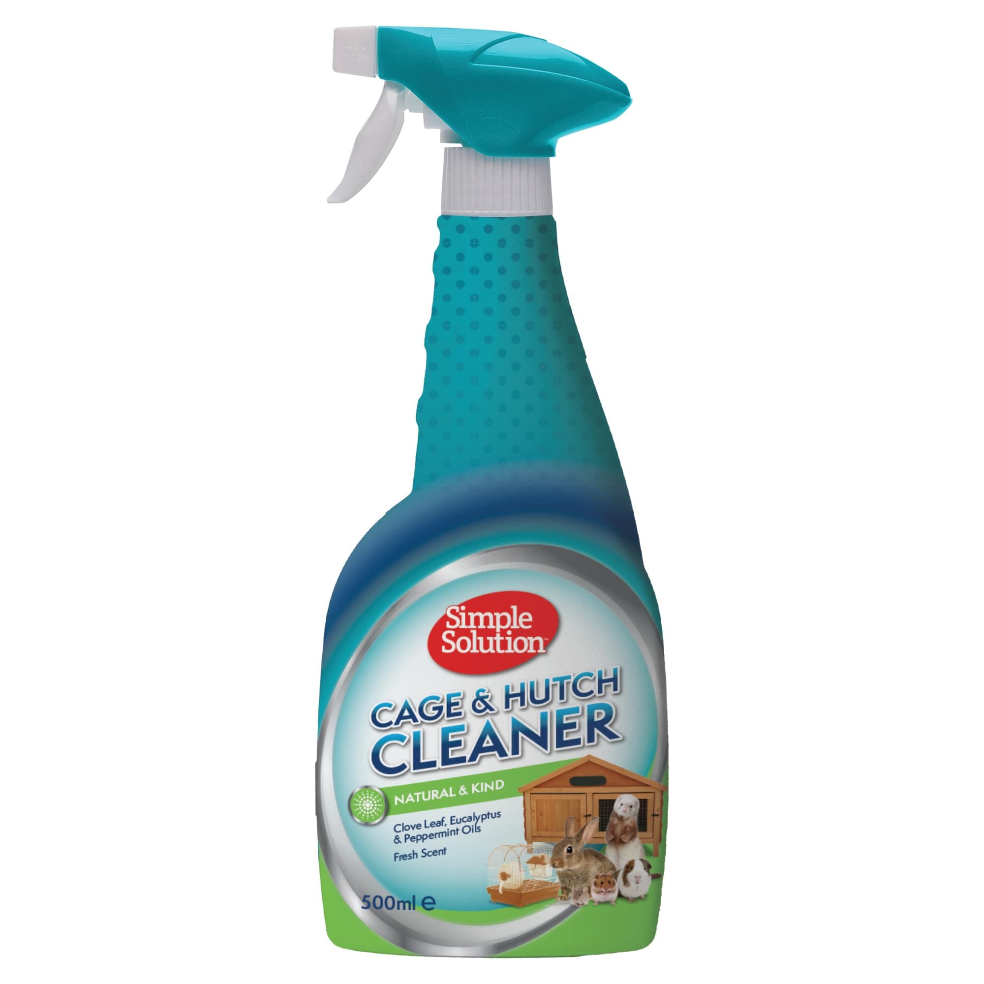 Cage And Hutch Natural Anti Bacterial Cleaner, White, 500 Ml