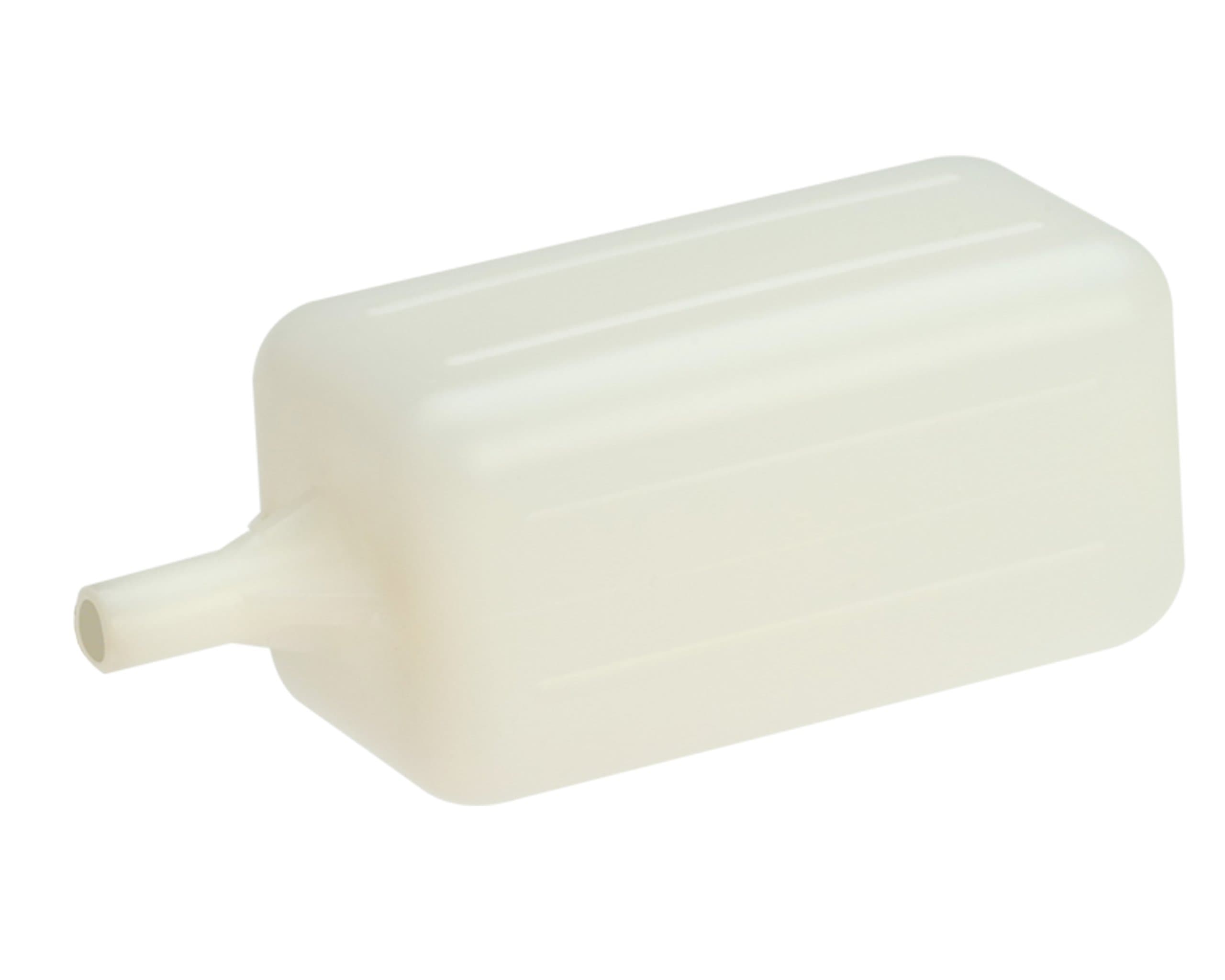 Kerick ValvePF224-NT Polyethylene Rectangle Float Ball, 2" Width, 2" Height, 4" Length, 1/4" Female Thread