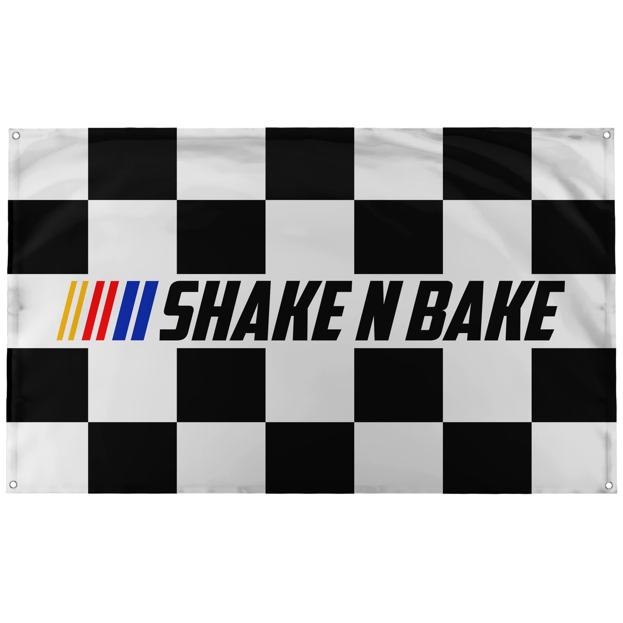 Banger - Ricky Bobby Talladega Nights Shake N Bake Motivational Inspirational Office Gym Dorm Wall Decor Design on a 3X5 Feet Flag with 4 Grommets for Easy Hanging. Authentic BANGER FLAG