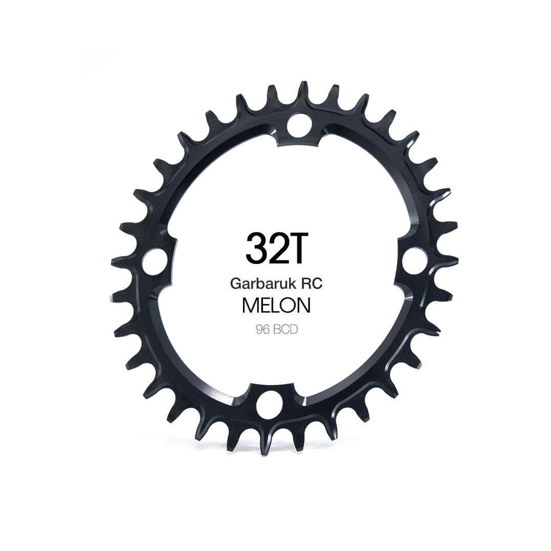 garbaruk monocorona 32d 96 BCD Melon Shimano Symmetrical Black (monocorone MTB)/Narrow Wide Chainring 32T Shimano 96 BCD Melon Symmetric Black (narrow-wide Chainrings)