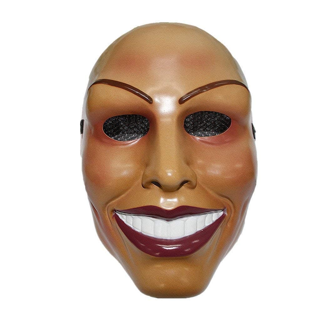 619219291880 The Purge Mask Female Face Design Halloween Fancy Dress, Unisex-Adult, One Size