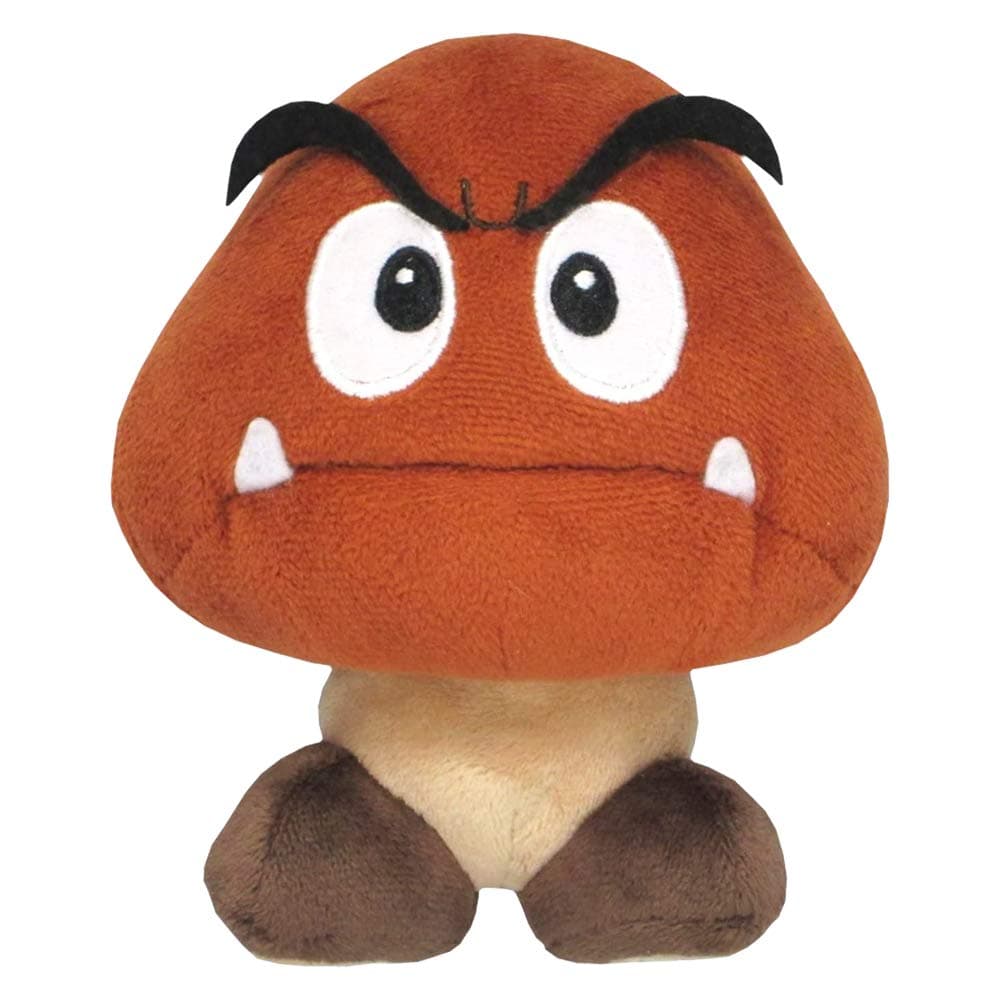 Super Mario Sanei Goomba 14cm Plush Officially Licensed
