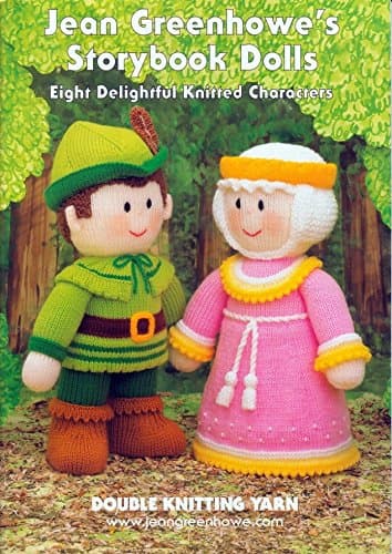 Jean Greenhowe Knitting Pattern Book - Storybook Dolls