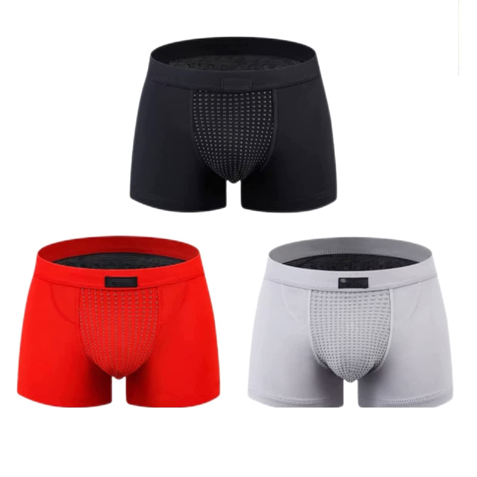 Special Underwearfor Men-Magnetic Underwear Plus Size Energy Field Therapy Men's Underwear (Mix,4XL)