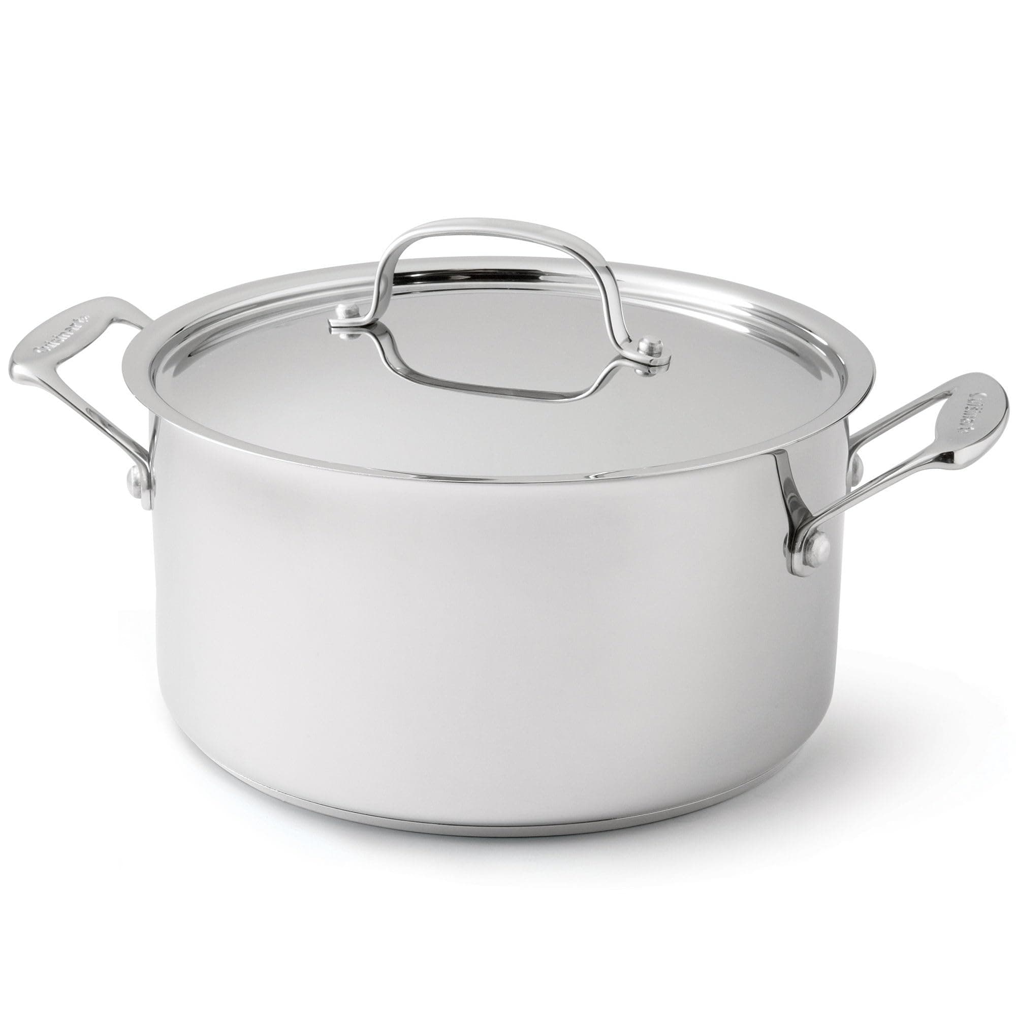 744-24 Chef's Classic Stainless Stockpot with Cover, 6-Quart
