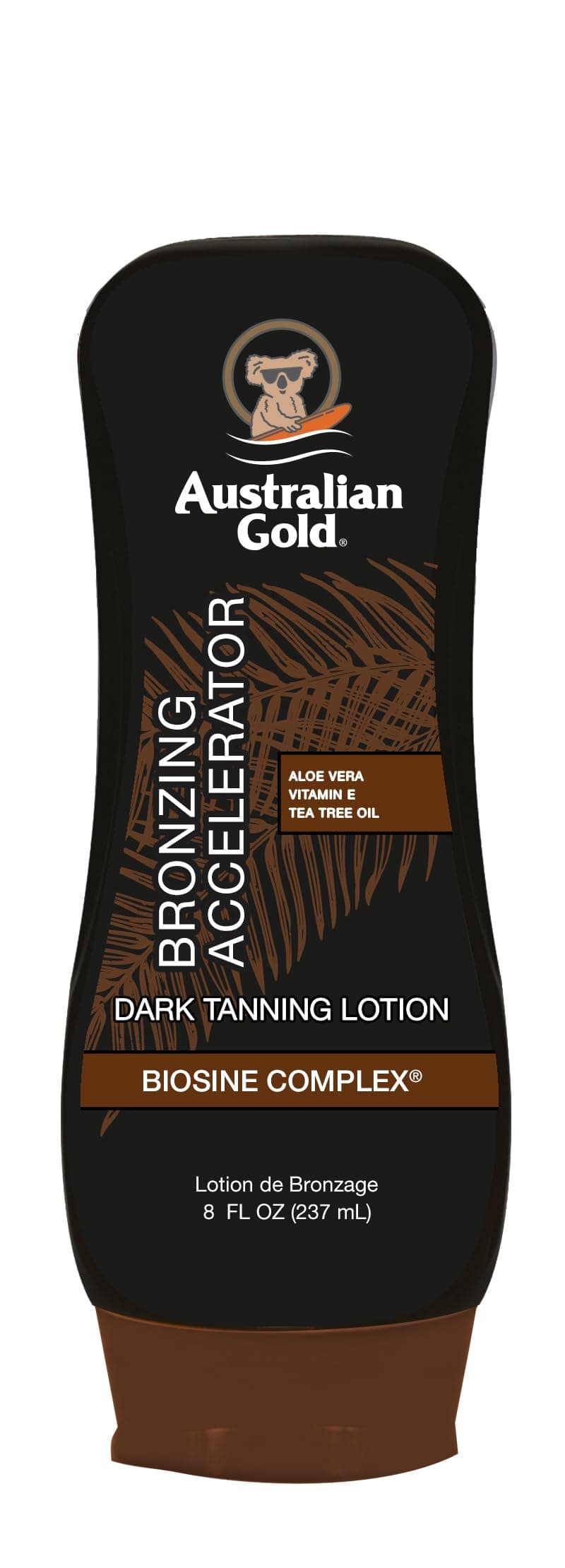 Dark Tanning Accelerator Lotion With Bronzer, 8 Ounce