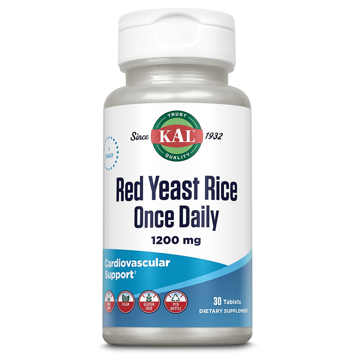 Kal - Red Yeast Rice Once Daily 60 Tablets