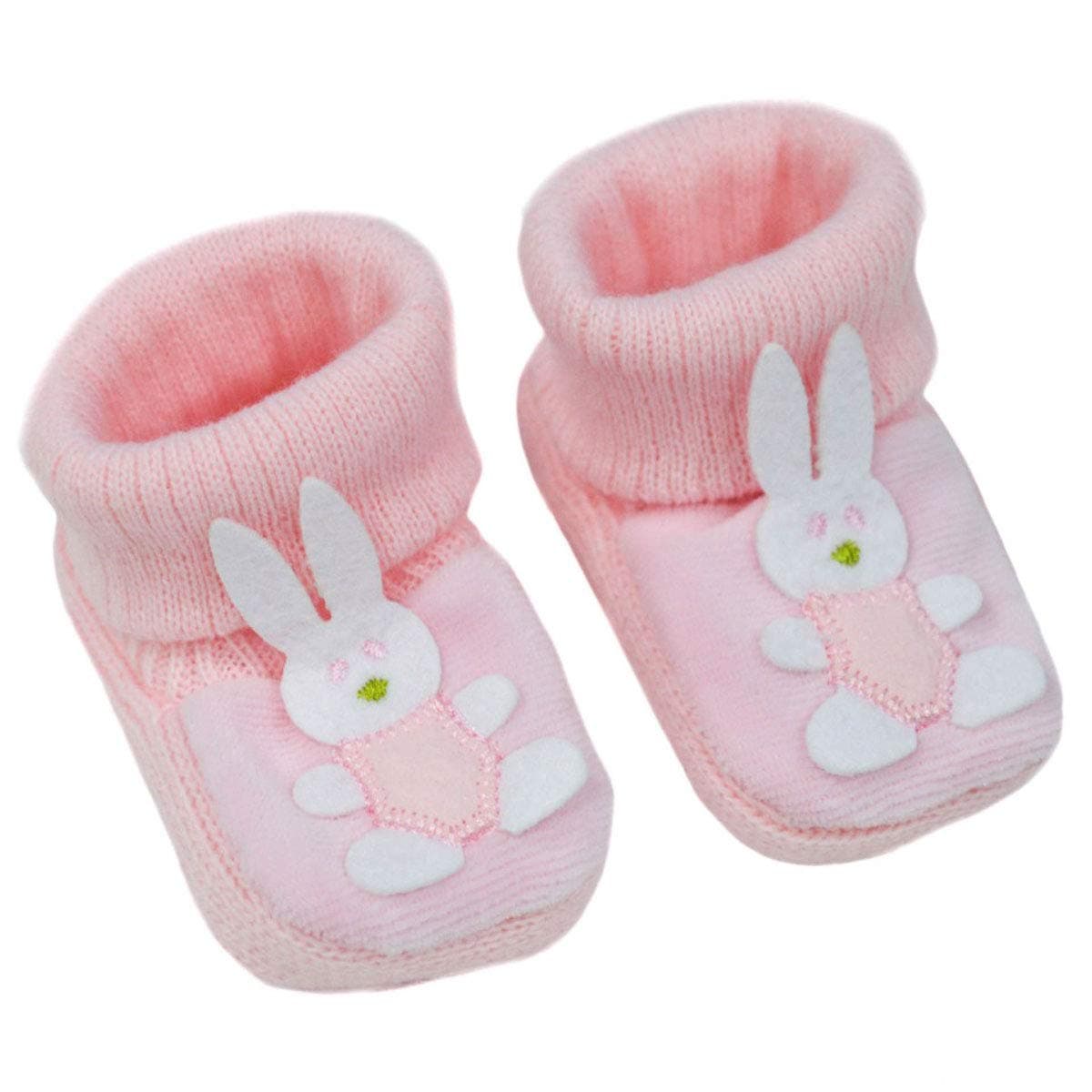 Mansuri Baby Boys Girls 1 Pair Booties Baby Bunny Bootees Soft Touch Booties S421