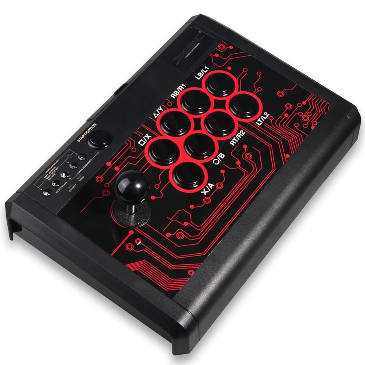 ZertyIre Fighting Gamepad Controller Compatible with Stick PS4 Arcade PS4 SLIM PRO King of Fighters Street Fighter, with USB Port, Plug and Play