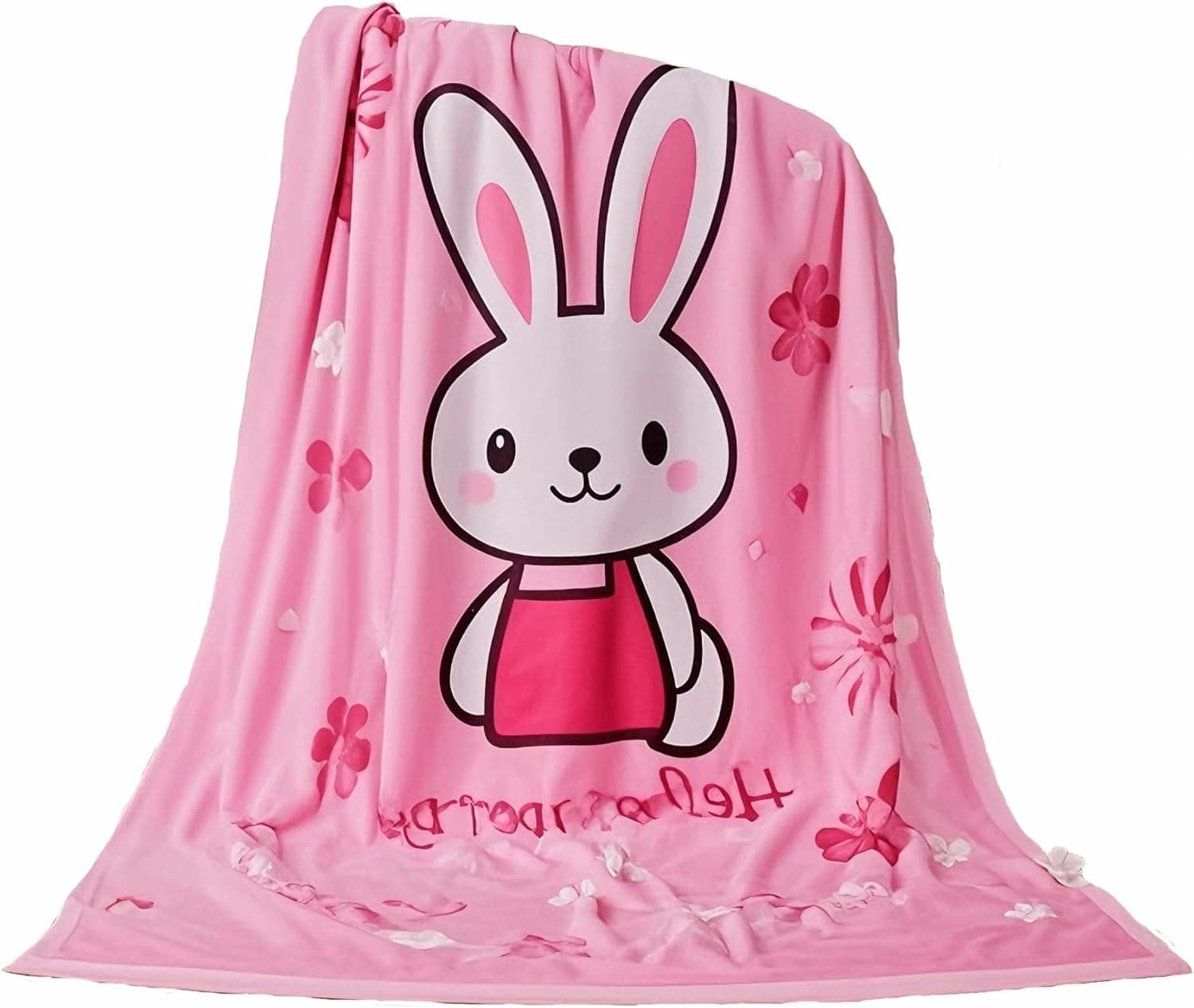 Throw Blanket 55'' x 40'' Kids Super Soft Warm, Couch Chair, Living Room (Pink)