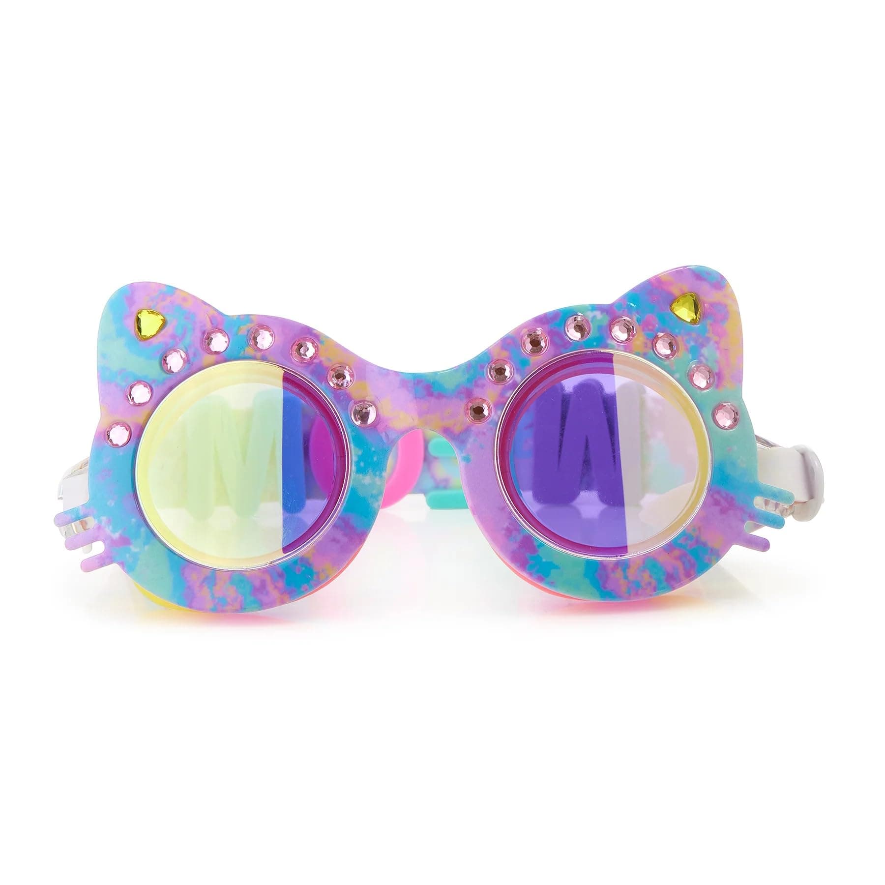 Bling 2O Kids Swimming Goggles 100% Silicone Anti Fog UV Protection - Pat the Cat - Cat Stevens 6-15 years