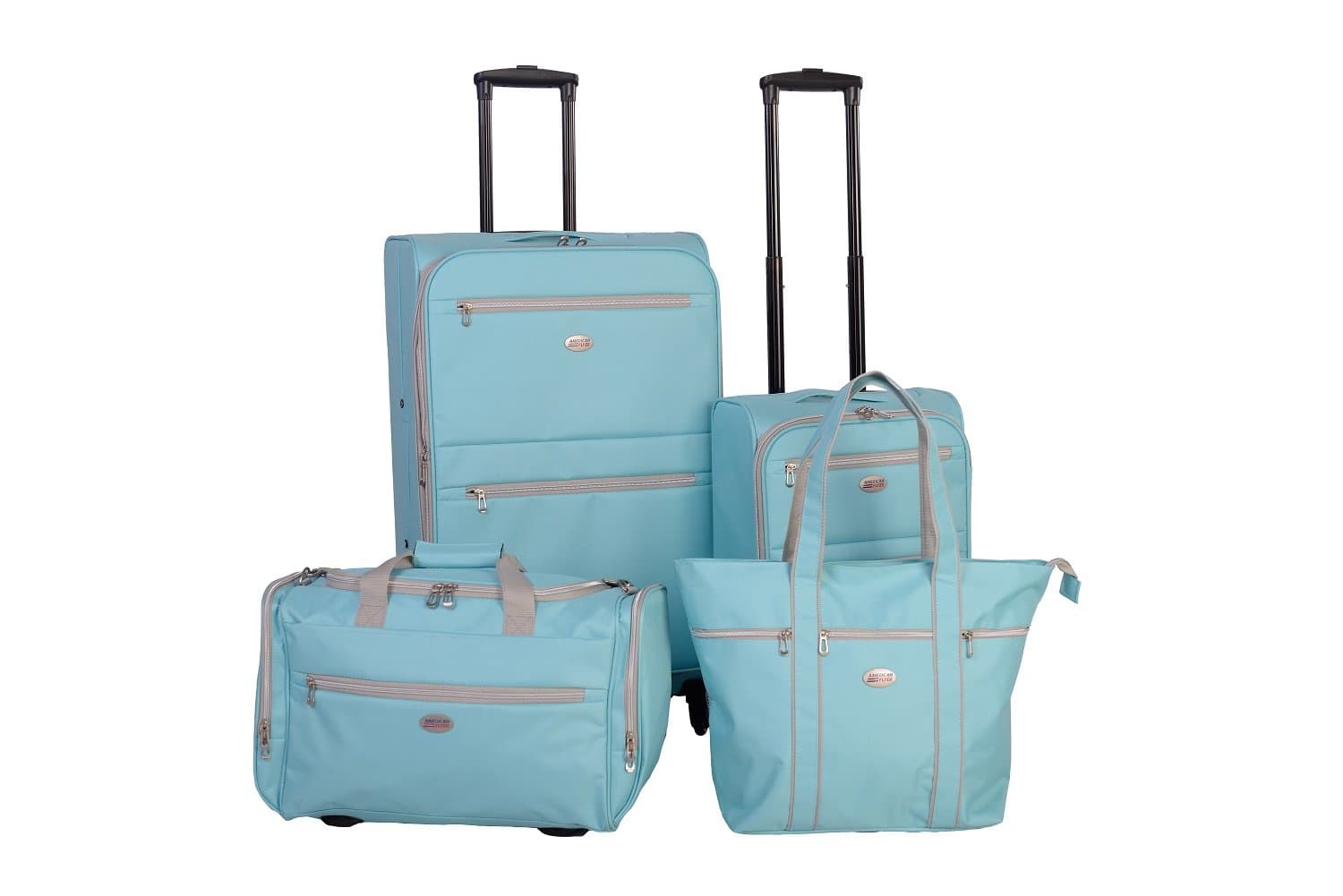 American Flyer Perfect 4-Piece Luggage Set Mint, One Size