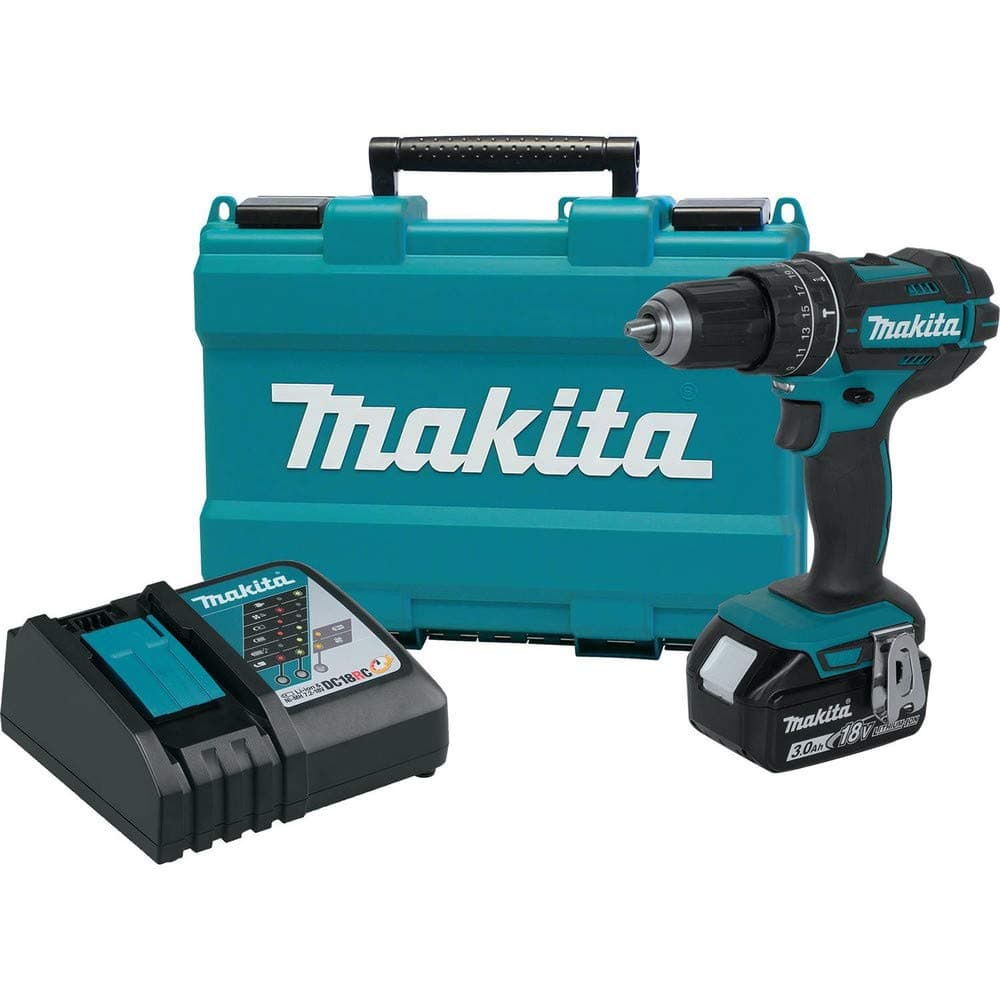 Makita XPH102 18V LXT Lithium-Ion Cordless 1/2" Hammer Driver-Drill Kit (3.0Ah)