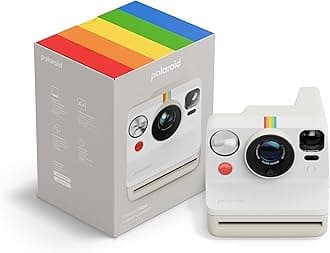 Now 3rd Generation I-Type Instant Film Camera - Pebble White - Camera Only No Film (9155)