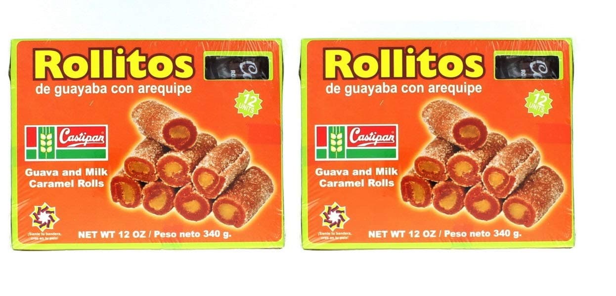 Castipan Rollitos de Guayaba Con Arequipe 340 gr. / 12 oz. - 2 Pack