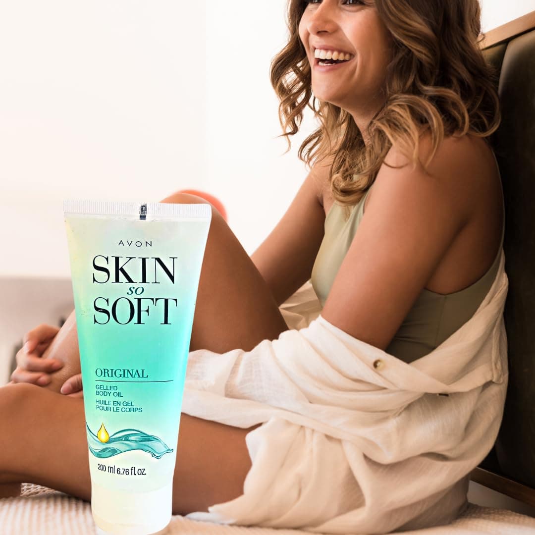 Avon Skin so Soft Original Gelled Body Oil + Jojoba