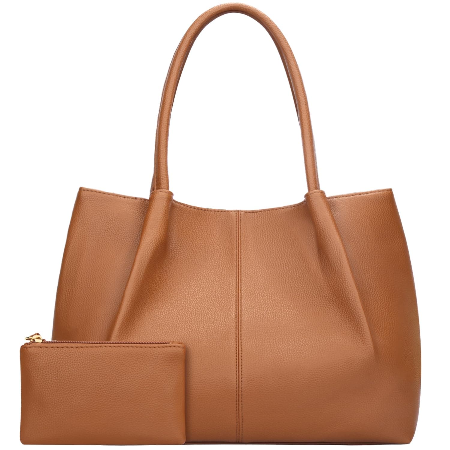 Tote Bag for Women Vegan Leather Shoulder Purse Large Capacity Travel Bag