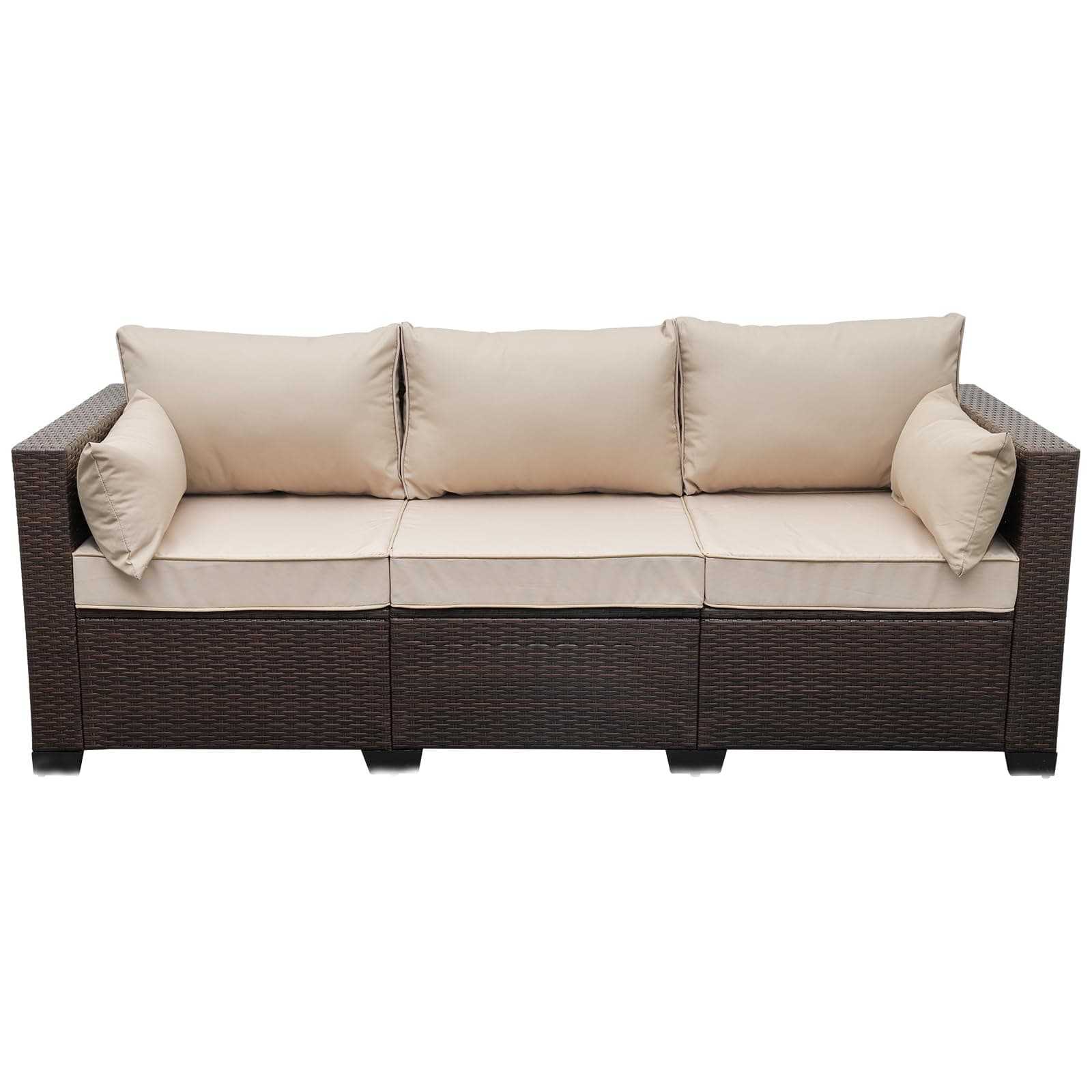 Patio PE wicker couch
