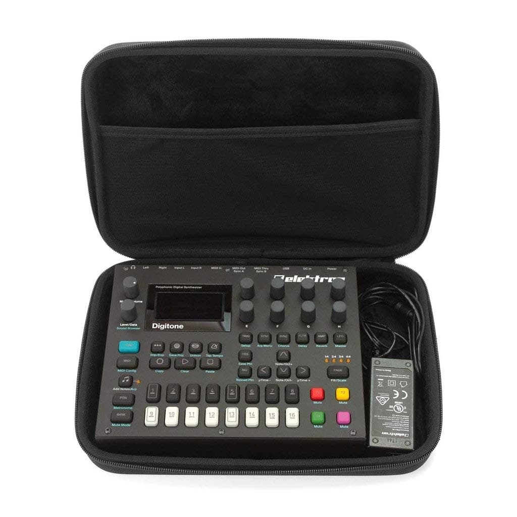 Elektron Digitakt/Syntakt/Digitone Case - Custom-Fitted Compact PULSE Hard Case for Travel