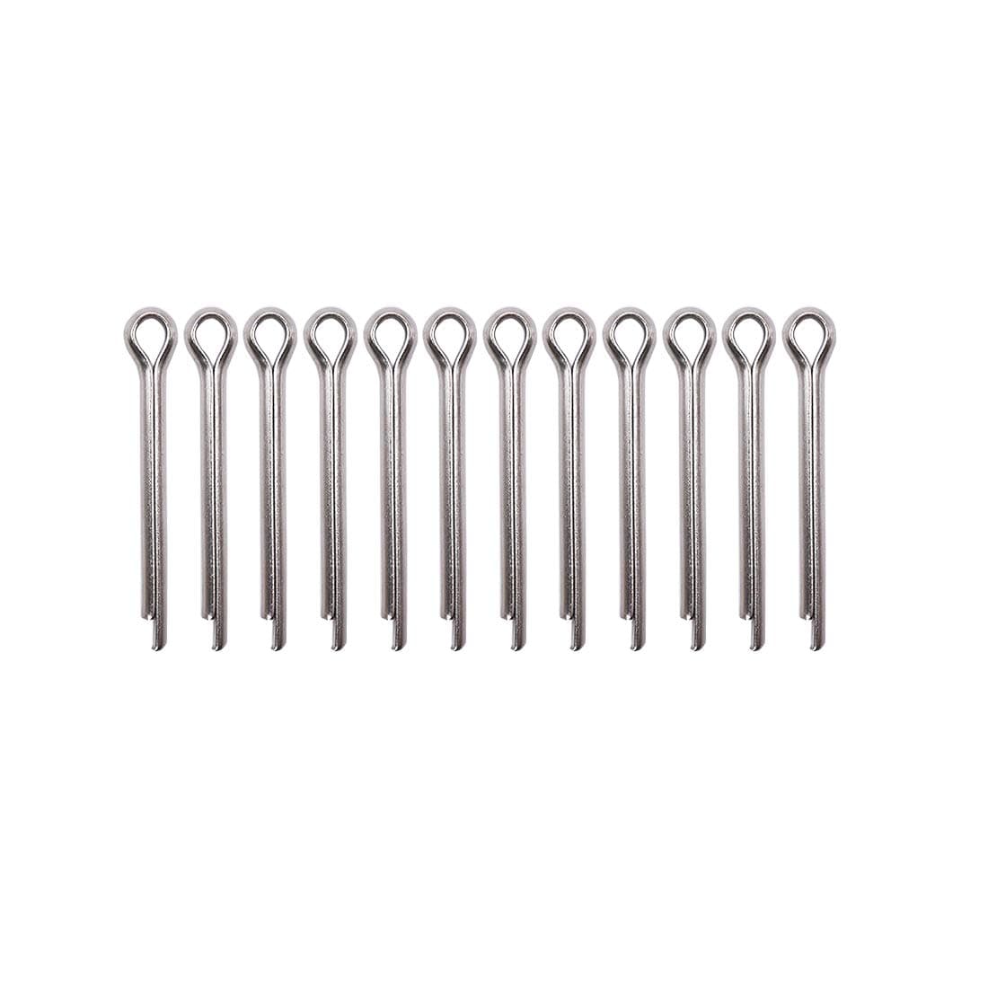 AIPICO12Pcs Marine Propeller Cotter Pins 18-3735 18-3735-9 Replacement for Suzuki 09204-03001 Yamaha 91401-40025-00 Johnson/Evinrude 5030087