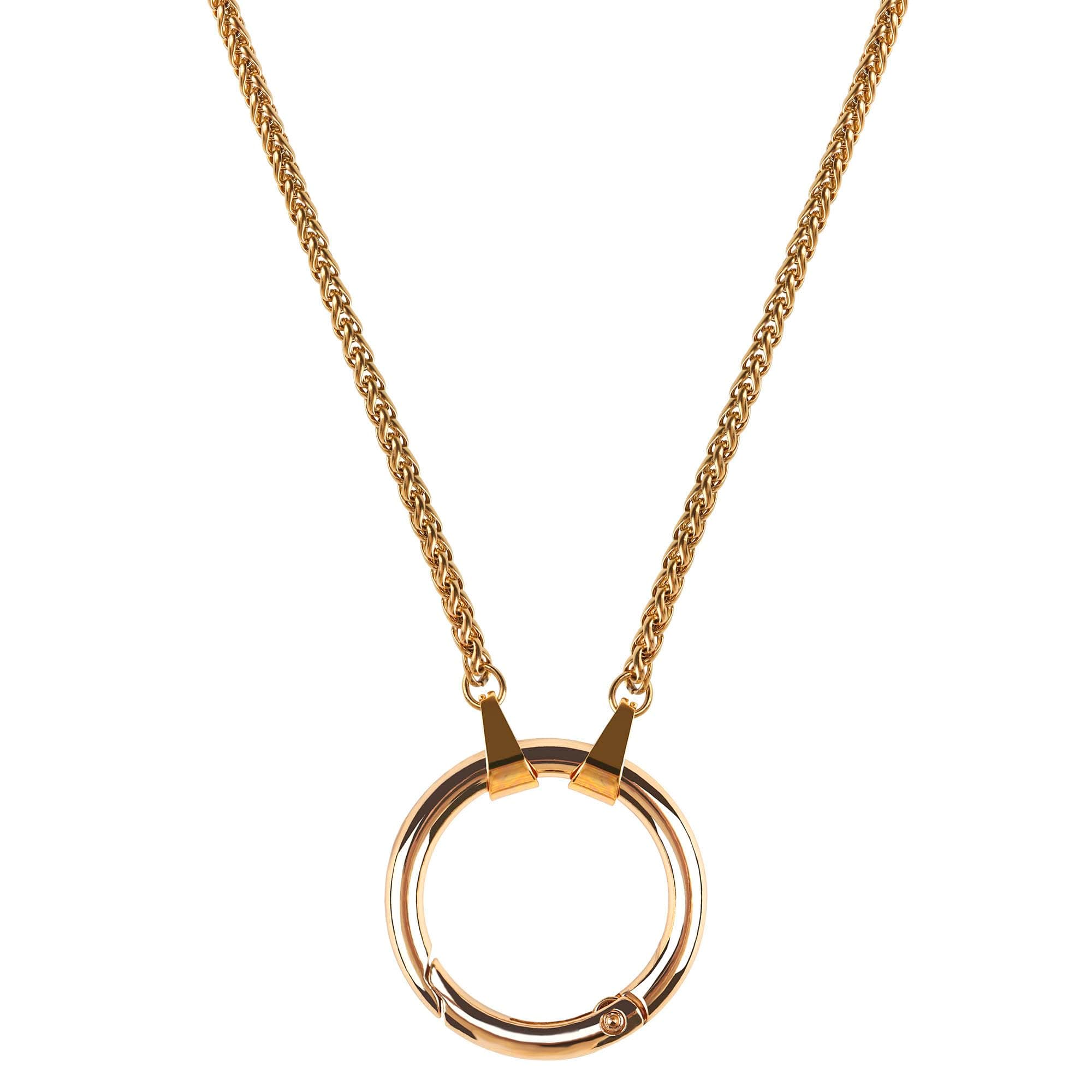 Stainless Steel Loop Anti-Lost Chain for Sunglasses Eyeglass Necklace Holder Ring Holder