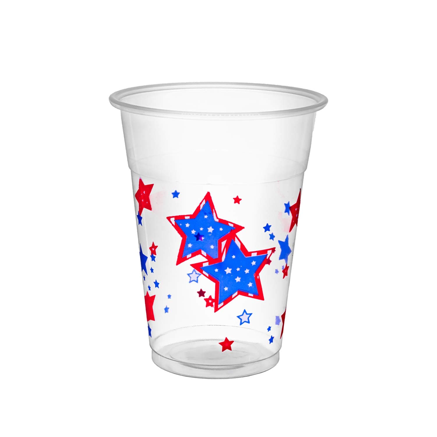 Party Essentials Party Supplies Tableware, 20 Count (Pack of 1), Patriotic Stars