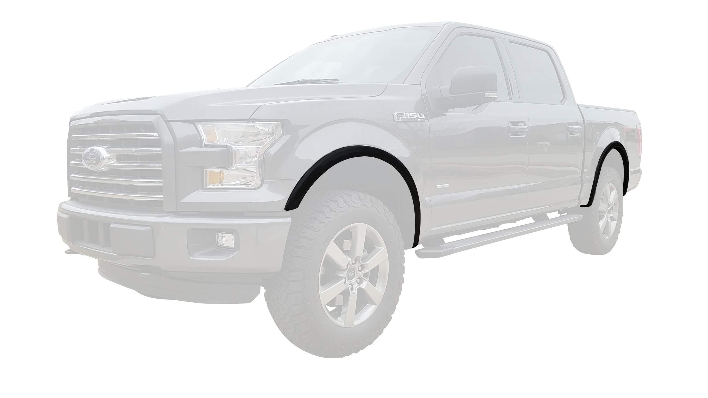 Monkey Autosports 2015-2017 Ford F150 Factory/OE design Fender Flares | Set of 4 | Front Right, Front Left, Rear Right and Rear Left | Fits 2015-2017 FORD F-150