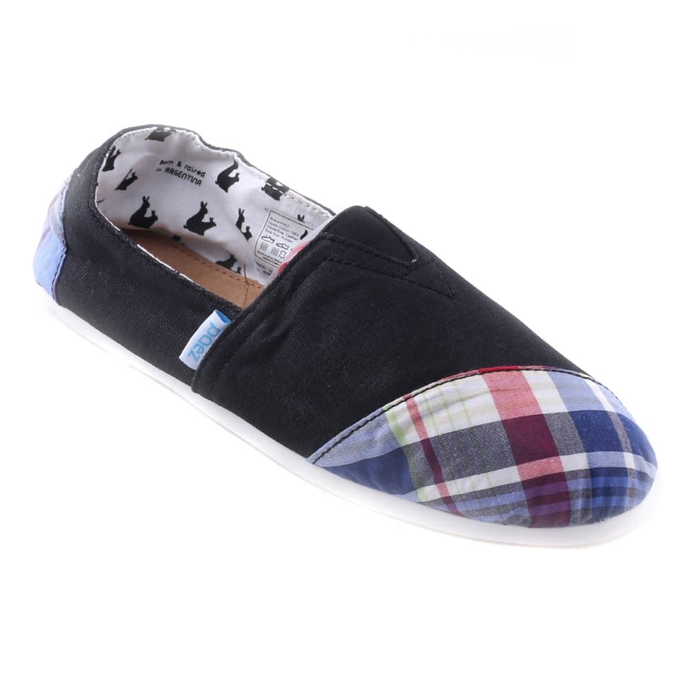 PAEZ Men's SN Cool Black Canvas Alpargatas (8)