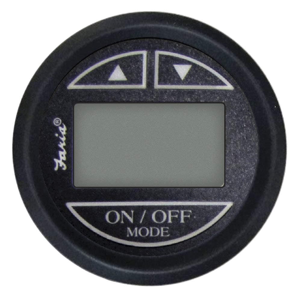 FariaBEEDE 12851 Euro Depth Sounder (in-Hull Mounted Transducer) SN2010-2, Black, 2-1/16 in