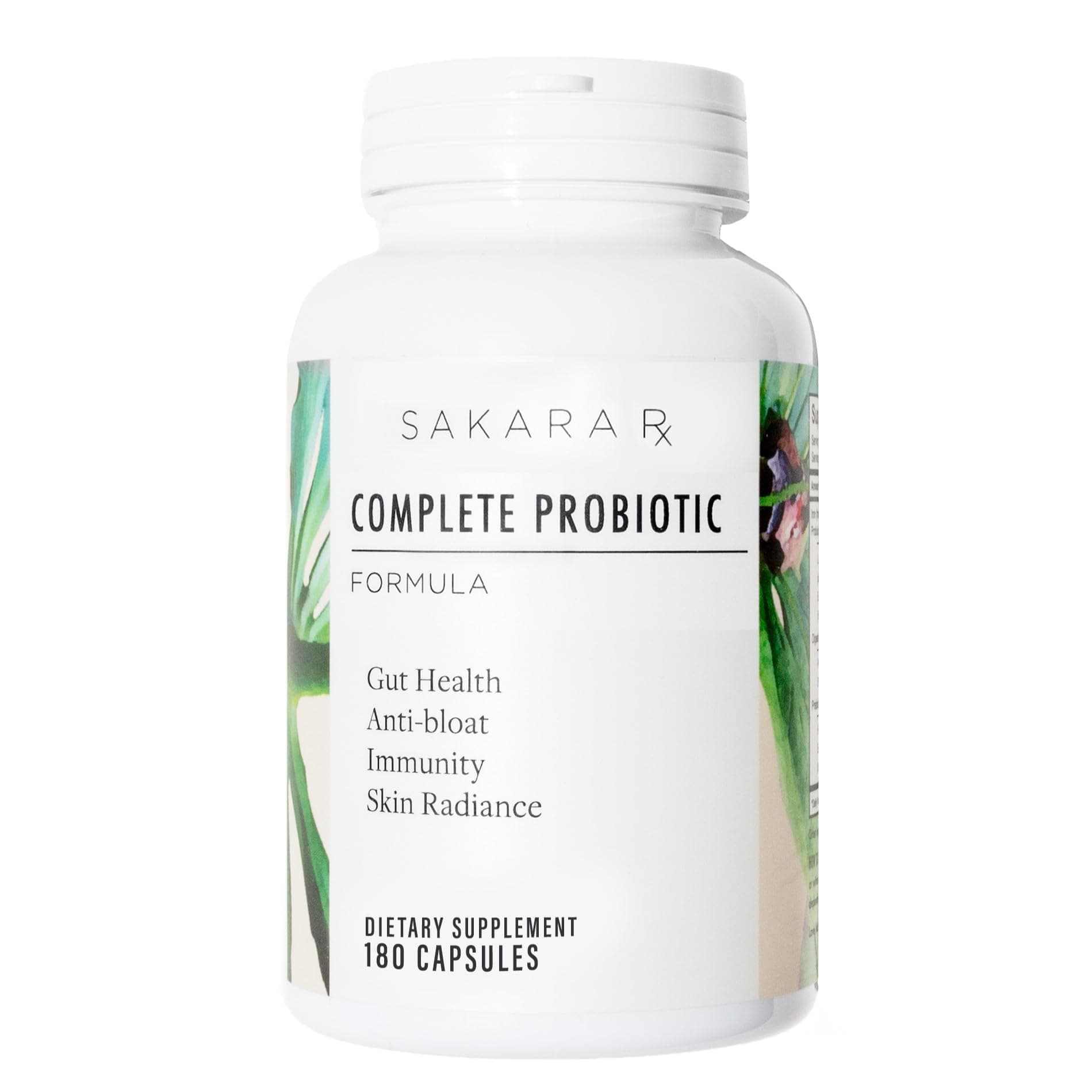 Complete Probiotic - Prebiotics and Probiotics for Women Digestive Health Supplements, Supports Bloating, Immune System & Skin Radiance, Gut Health for Women with 3 Billion CFU's - 180 Capsules