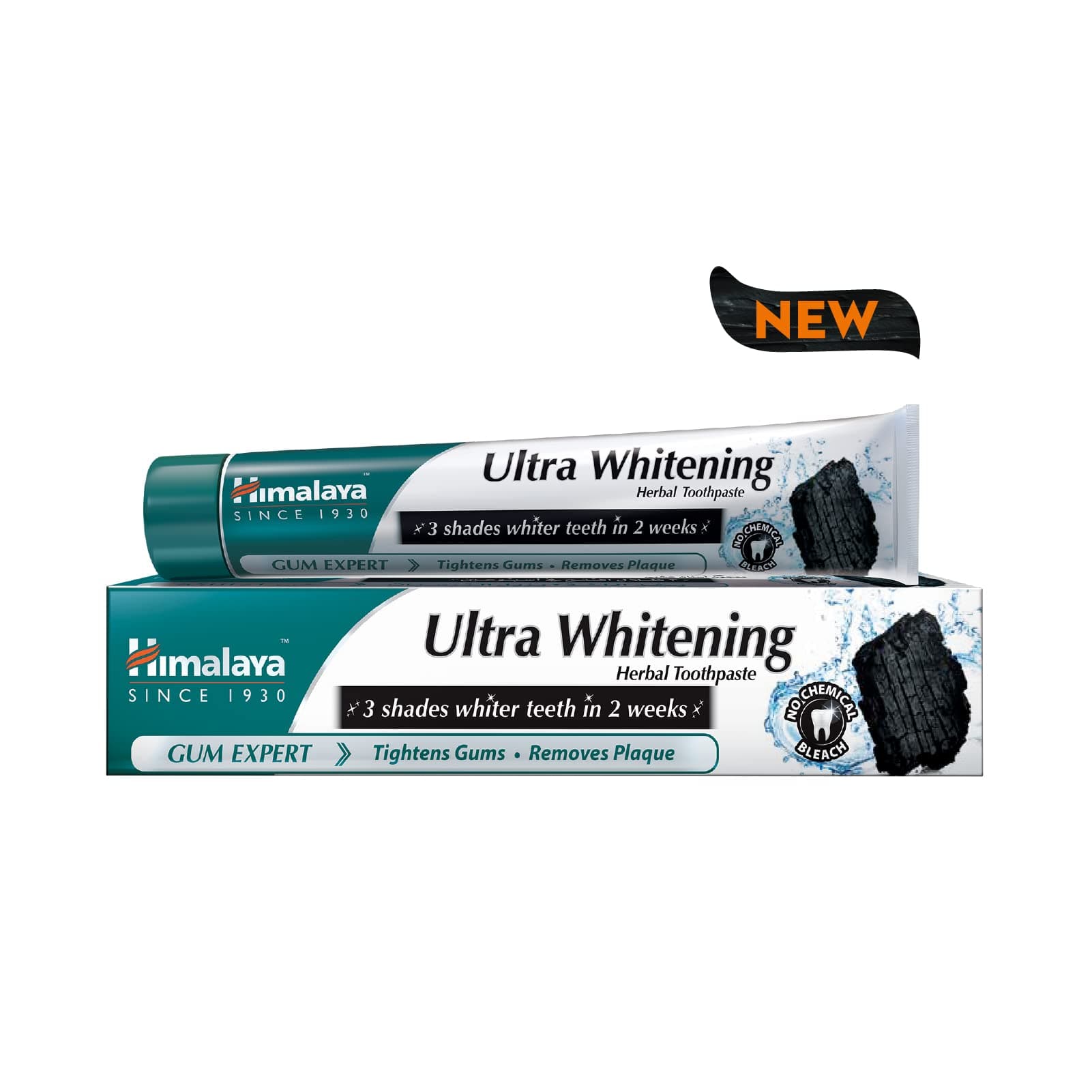 Visit the Himalaya Since 1930 Store Himalaya Ultra Whitening Herbal Toothpaste With Activated Coconut Charcoal that Gives 3 Shades Whiter Teeth in 2 Weeks -75ml