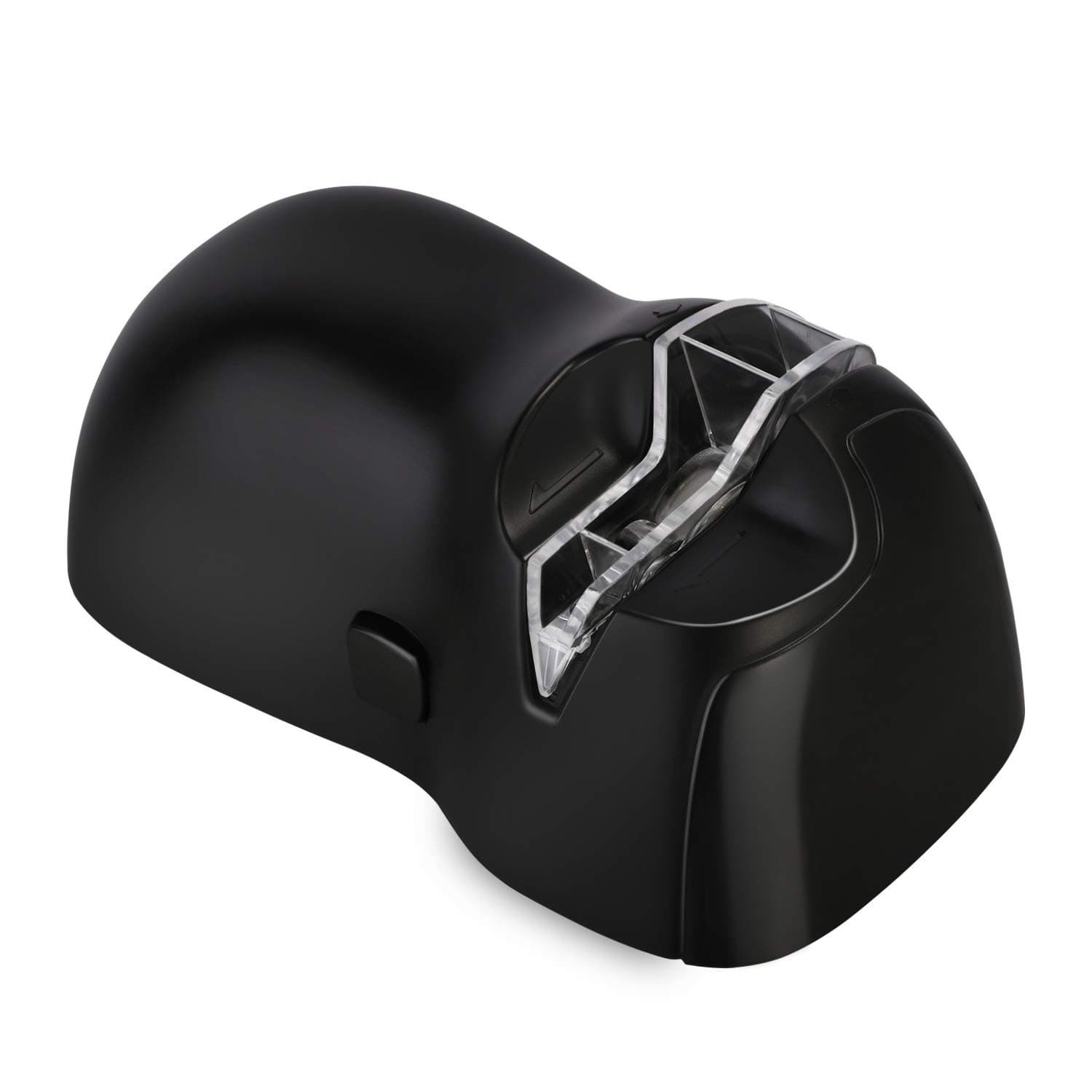 Electric knife sharpener，Portable Diamond Coated 1- stage for Iron knife, carbon steel knife, stainless steel knife, ceramic knife， quickly, safe and easy to Use(Batteries not included)