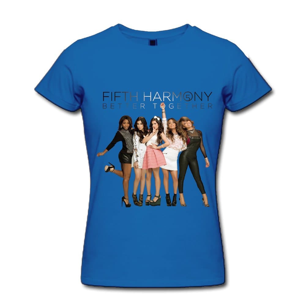 TECC Fifth Harmony Better Together Womens Fashion T Shirt DeepHeather