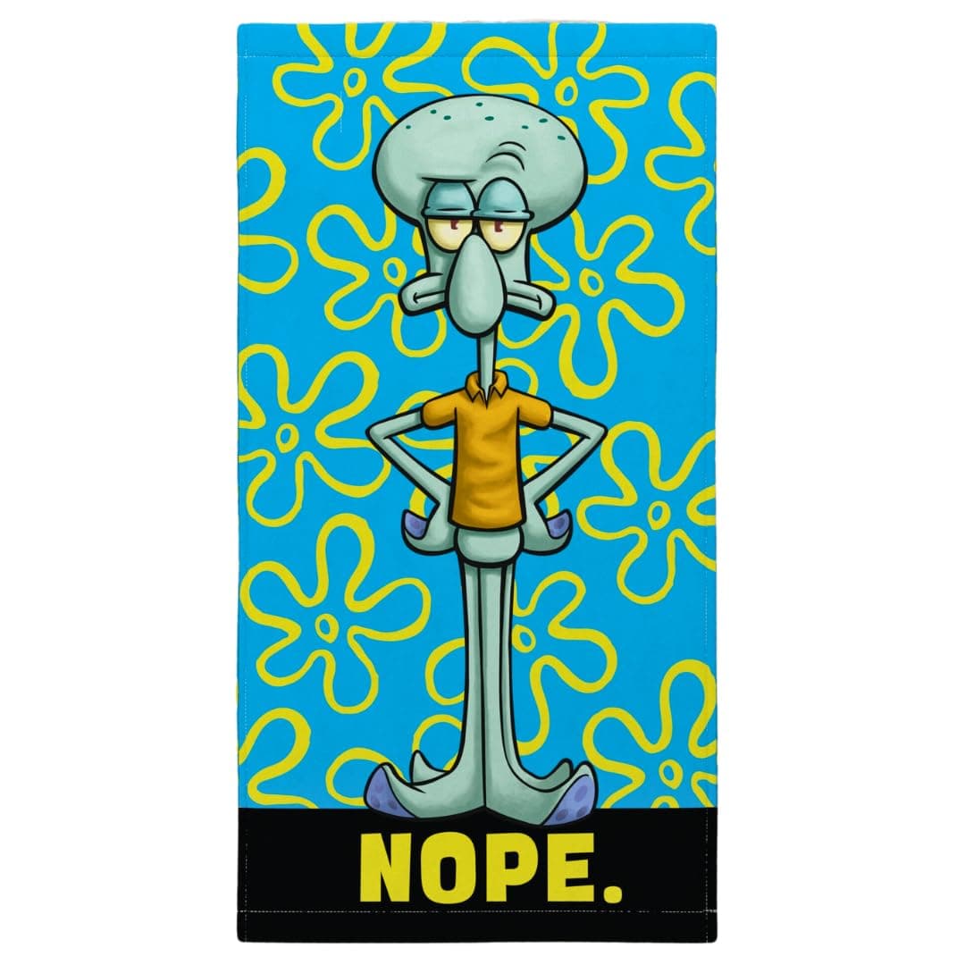 Spongebob Squarepants Squidward Beach Towel