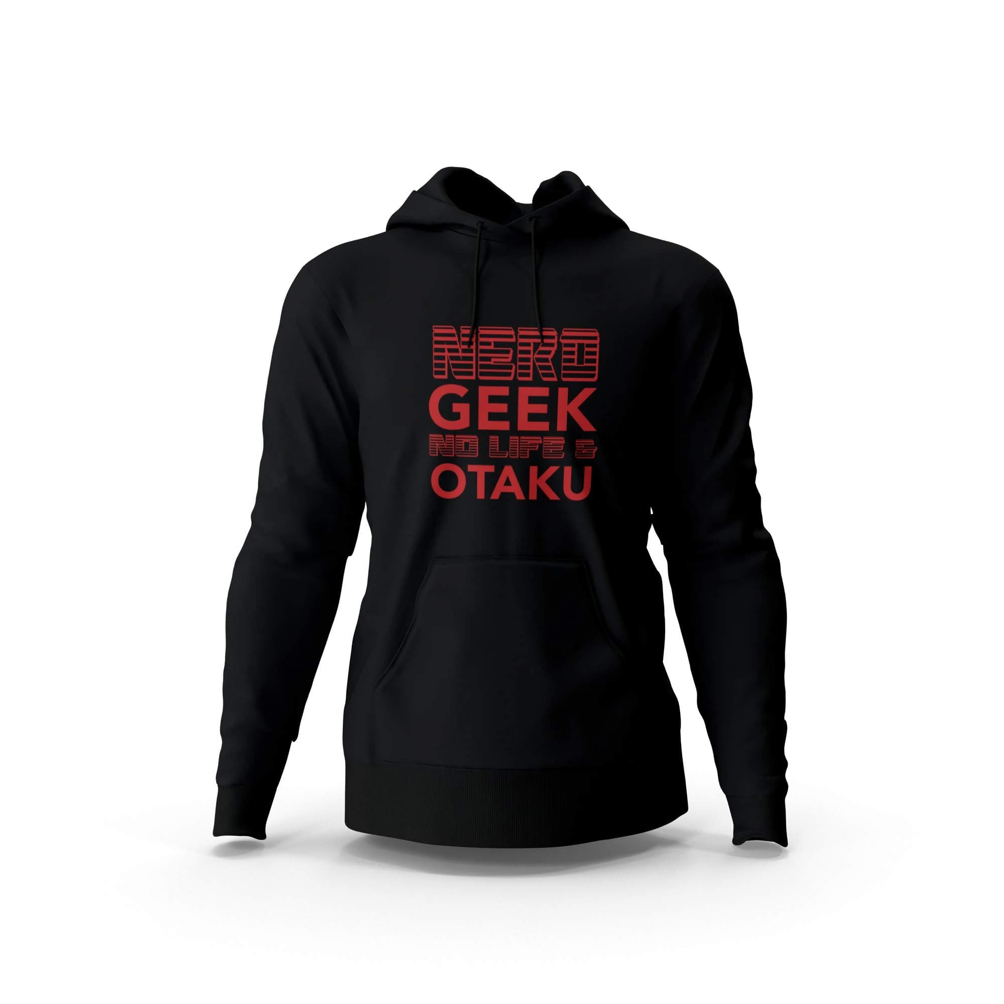 Nerd Geek No Life & Otaku - Anime, Manga, Otaku, Kawaii - Premium Hoodie
