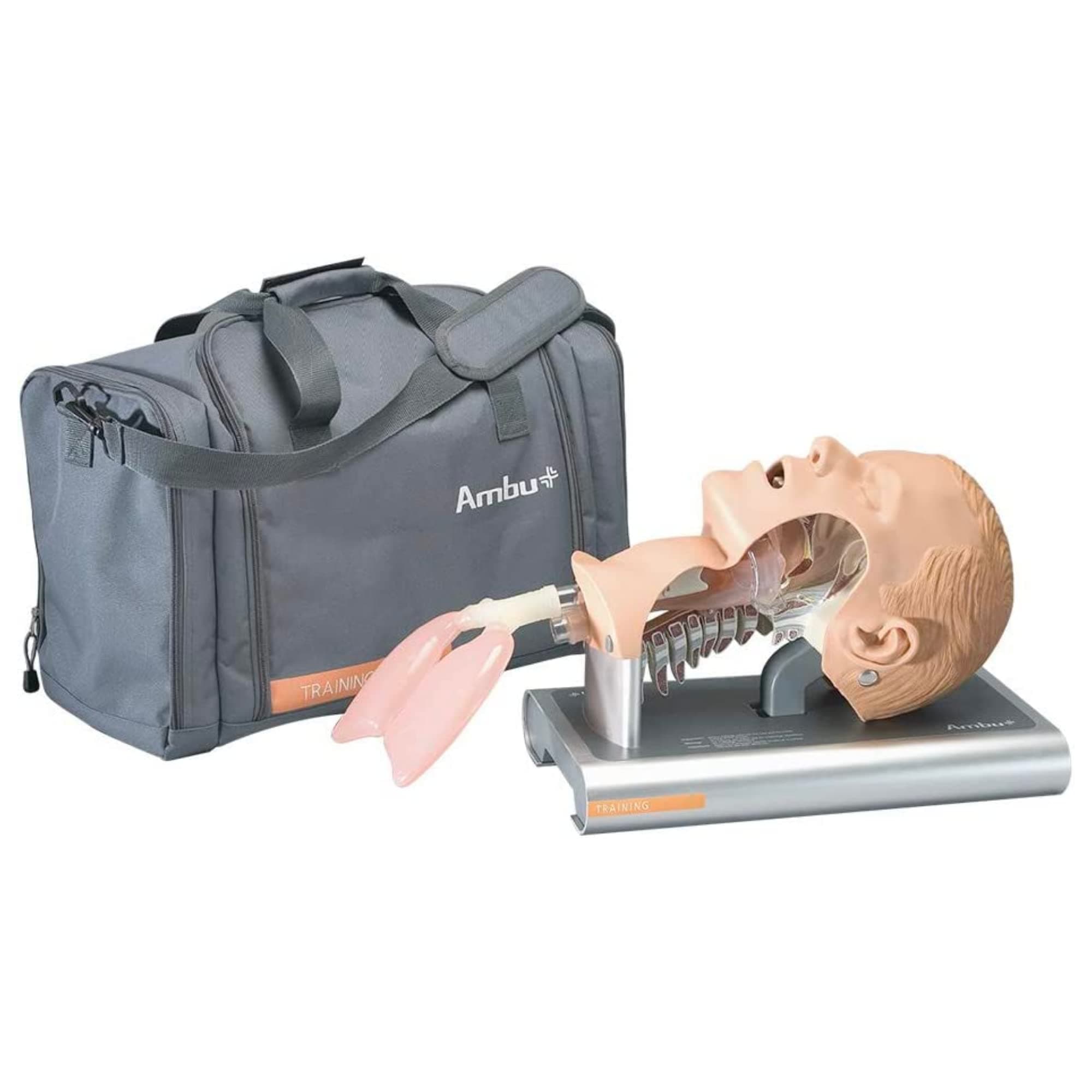 Ambu Airway Management Trainer, Anatomically Correct Practice Model Manikin with Acoustic Signals for All Intubation Techniques for Doctors, Medical Students, and Hospitals