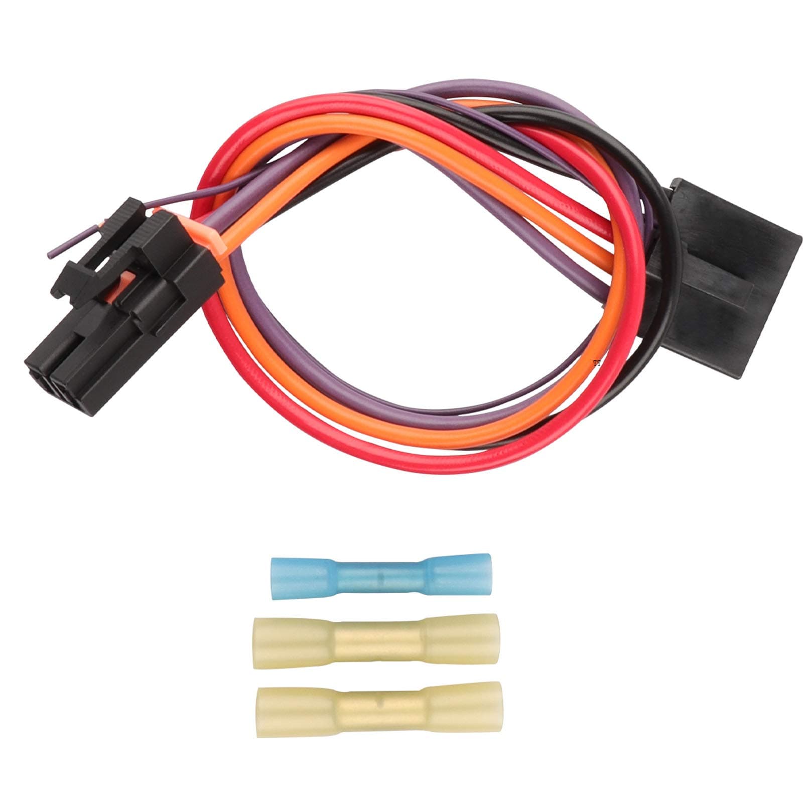 3 Pins 645-512 Wire Pigtail Blower Motor Resistor Wiring Harness Connector 8e5h-19e624-a Blower Motor Plug Cable