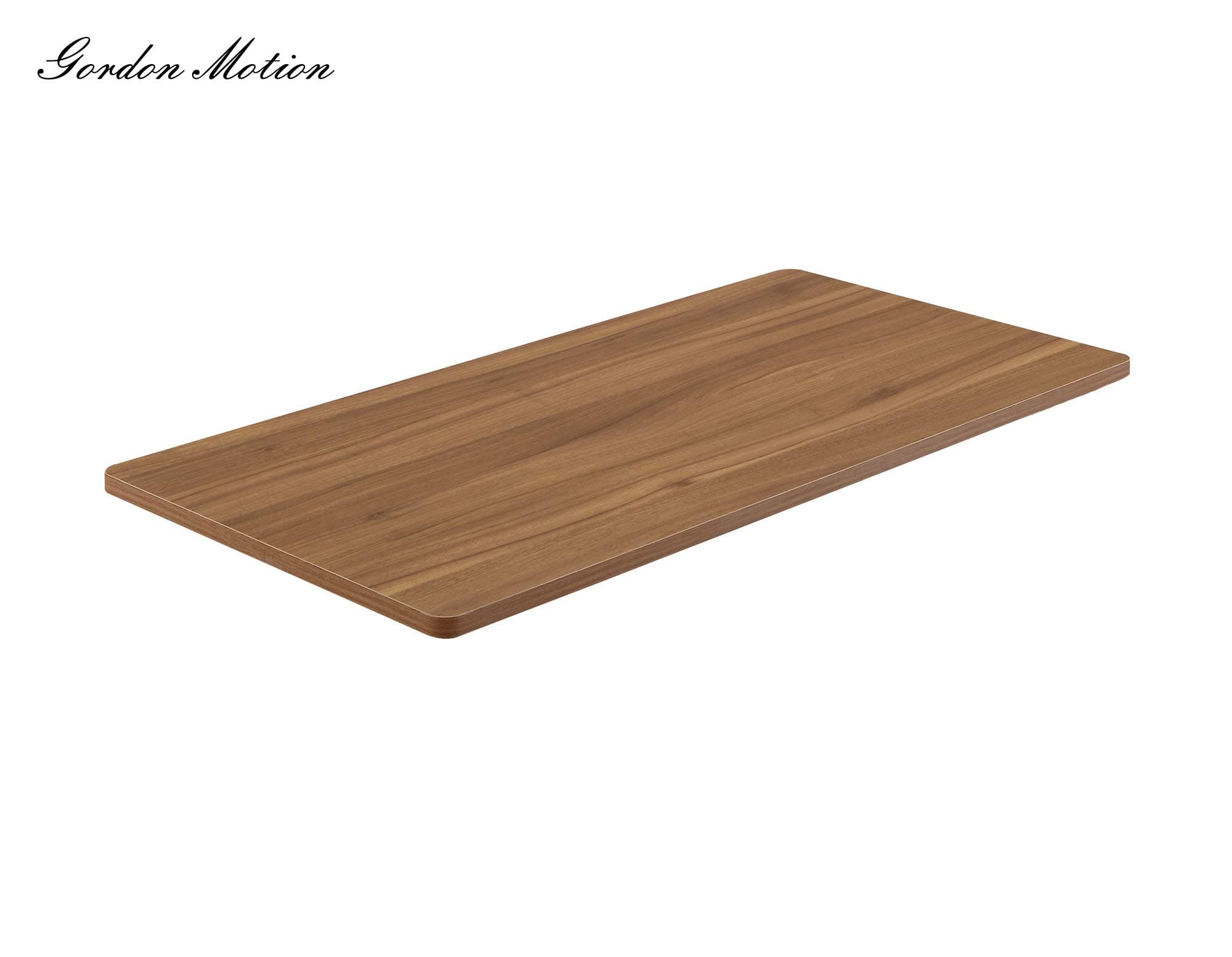 Gordon Motion Electric Adjustable Stand Up Desk Board (Walnut) (ONLY Top Board)