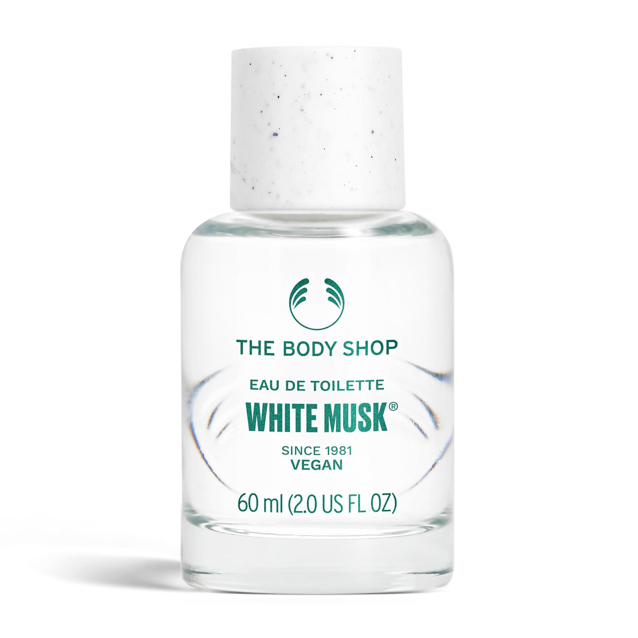 The Body Shop White Musk Eau de Toilette (1x 60ml), Fresh Floral Musk Perfume for Men & Women, Long-Lasting Unisex Fragrance with Jasmine & Lily Notes, Vegan Cologne, Signature Cruelty-Free Scent