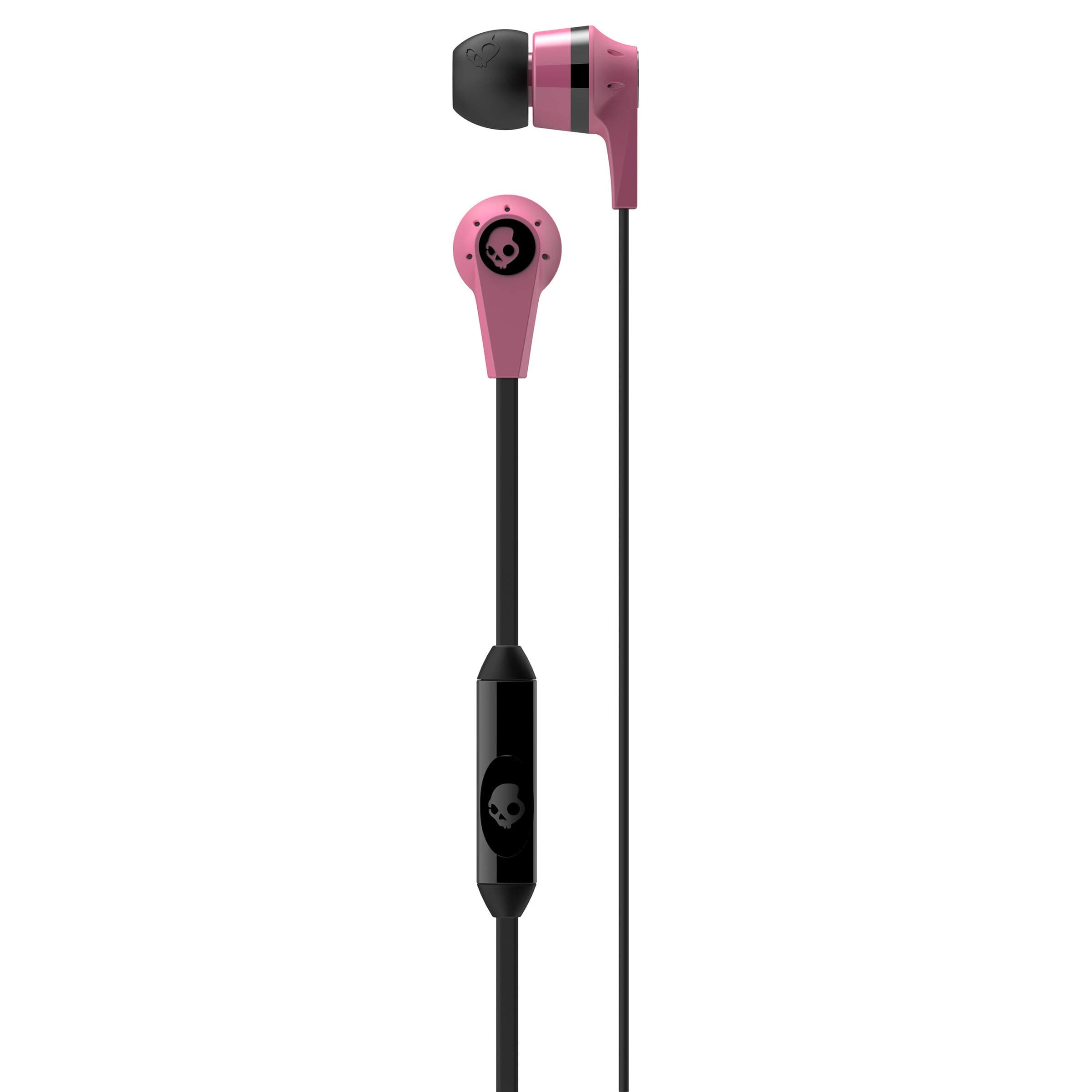 Skullcandy S2IKDY-133 Ink'd 2.0 Earbud Headphones with Mic (Pink/Black)
