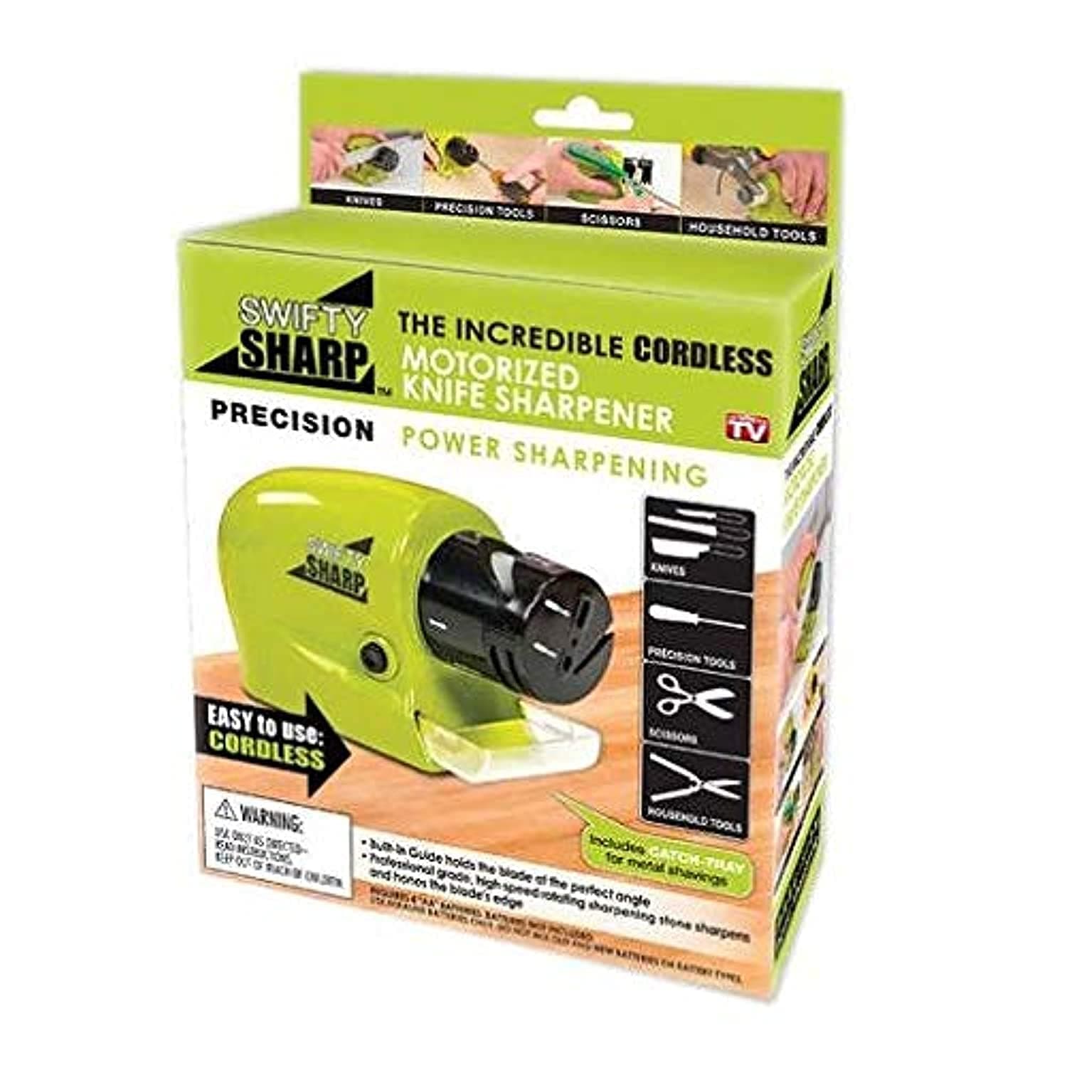 Swifty SharpCordless Motorized Knife Sharpener