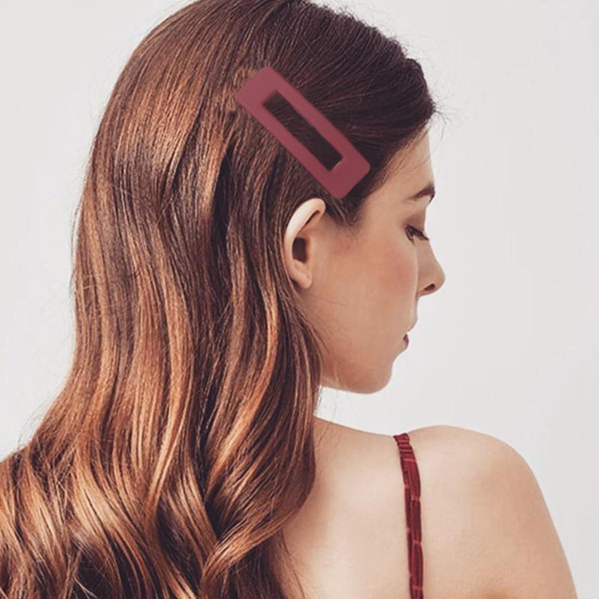 B.phen 20Pcs Matte Snap Hair Clip Barrettes for Girls women，No Slip Cute Solid Candy Color Hair Accessories Hair Pins (SnapClip20A)