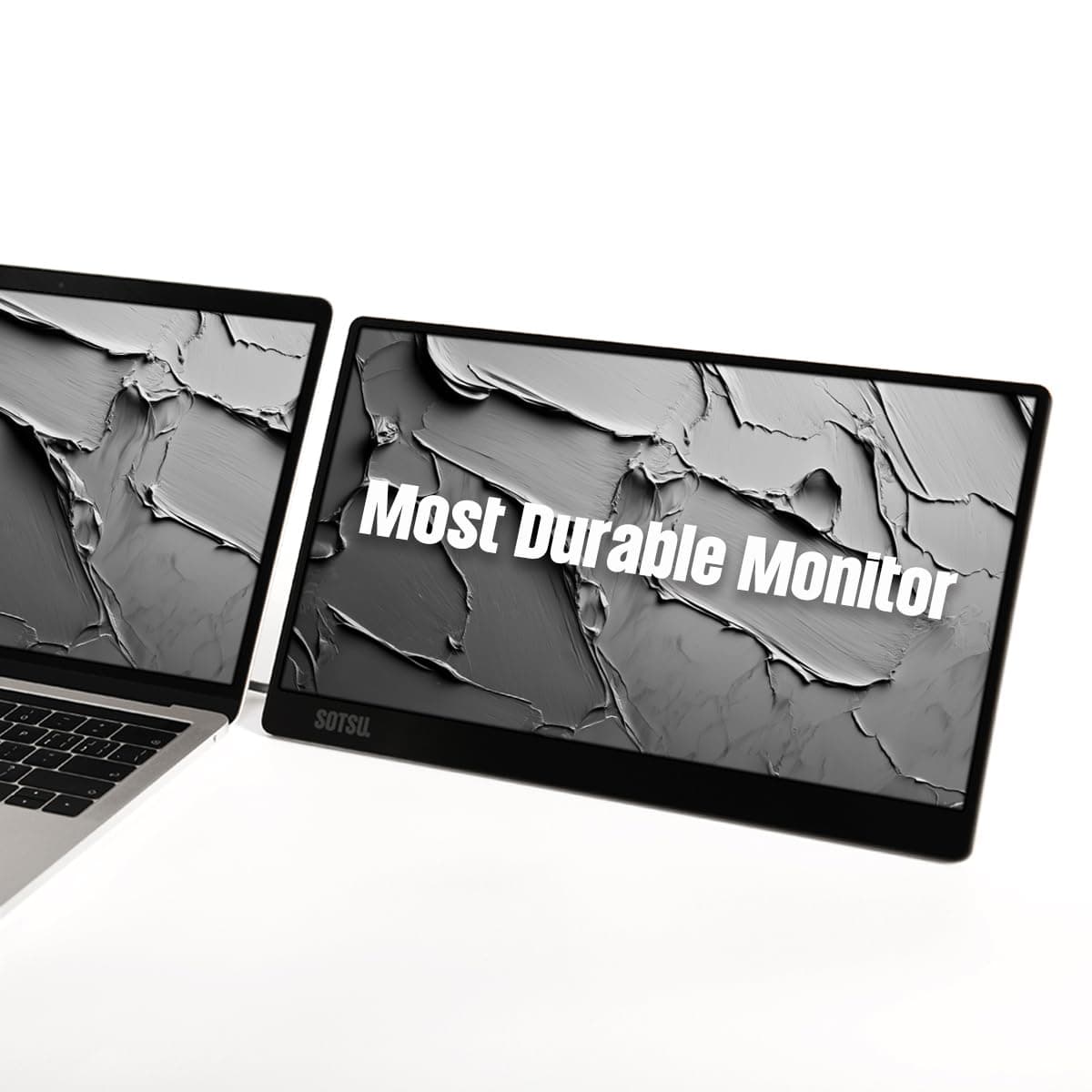 FlipAction Go 14" Premium Portable Monitor | Full HD 1080p | 400 Nits | 100% sRGB | Robust yet Lightweight | Pivoting Landscape & Portrait Display | Tempered Glass Cover | USB-C & Mini HDMI | 5W