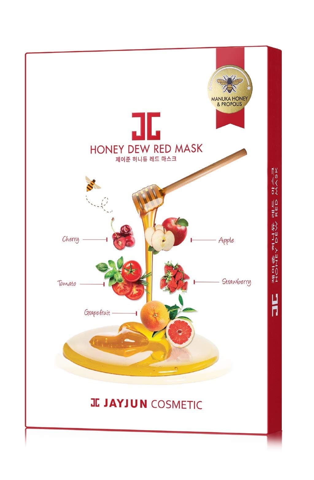 Jayjun Honey Dew Red Mask (Pack Of 5), 181 G