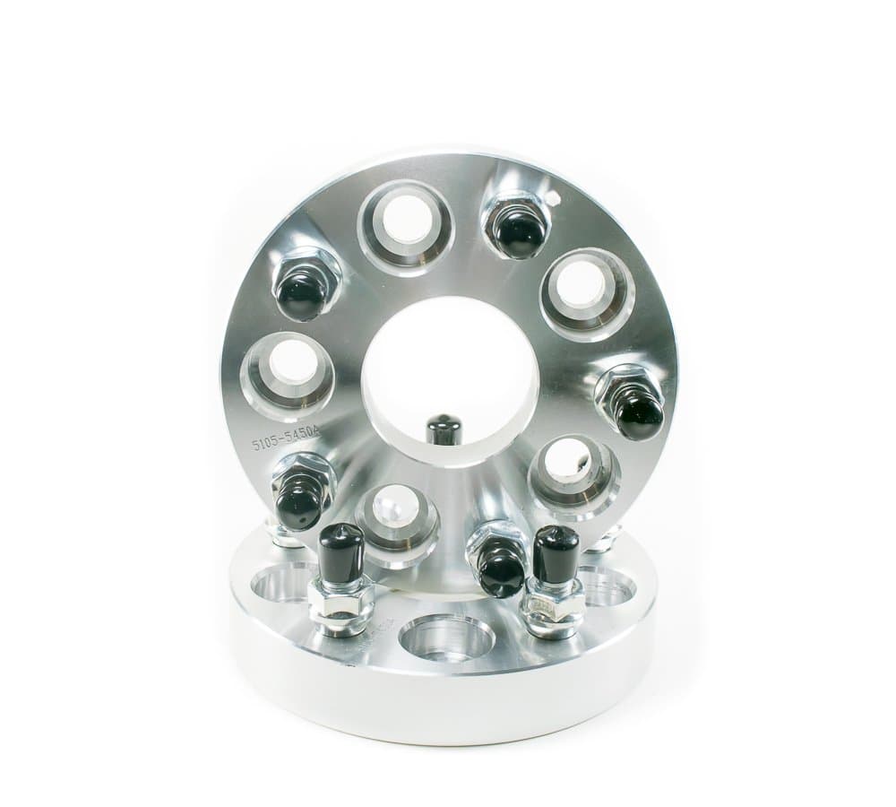 (2) Wheel Adapters 5 lug 5x4.75" to 5x4.5" 1.25" thick 74mm 12x1.50 Stud (pair)