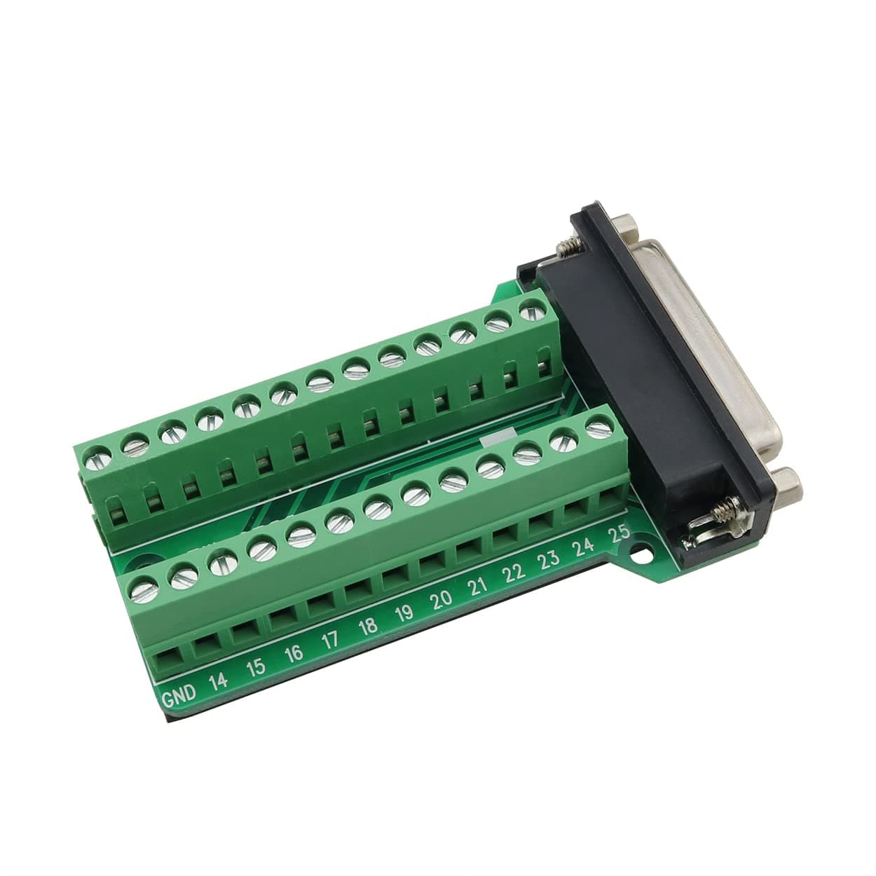 MALINKDB25 Breakout Connector D-sub Breakout 25 Pin Connector Female Adapter to Terminal Board Signal Module
