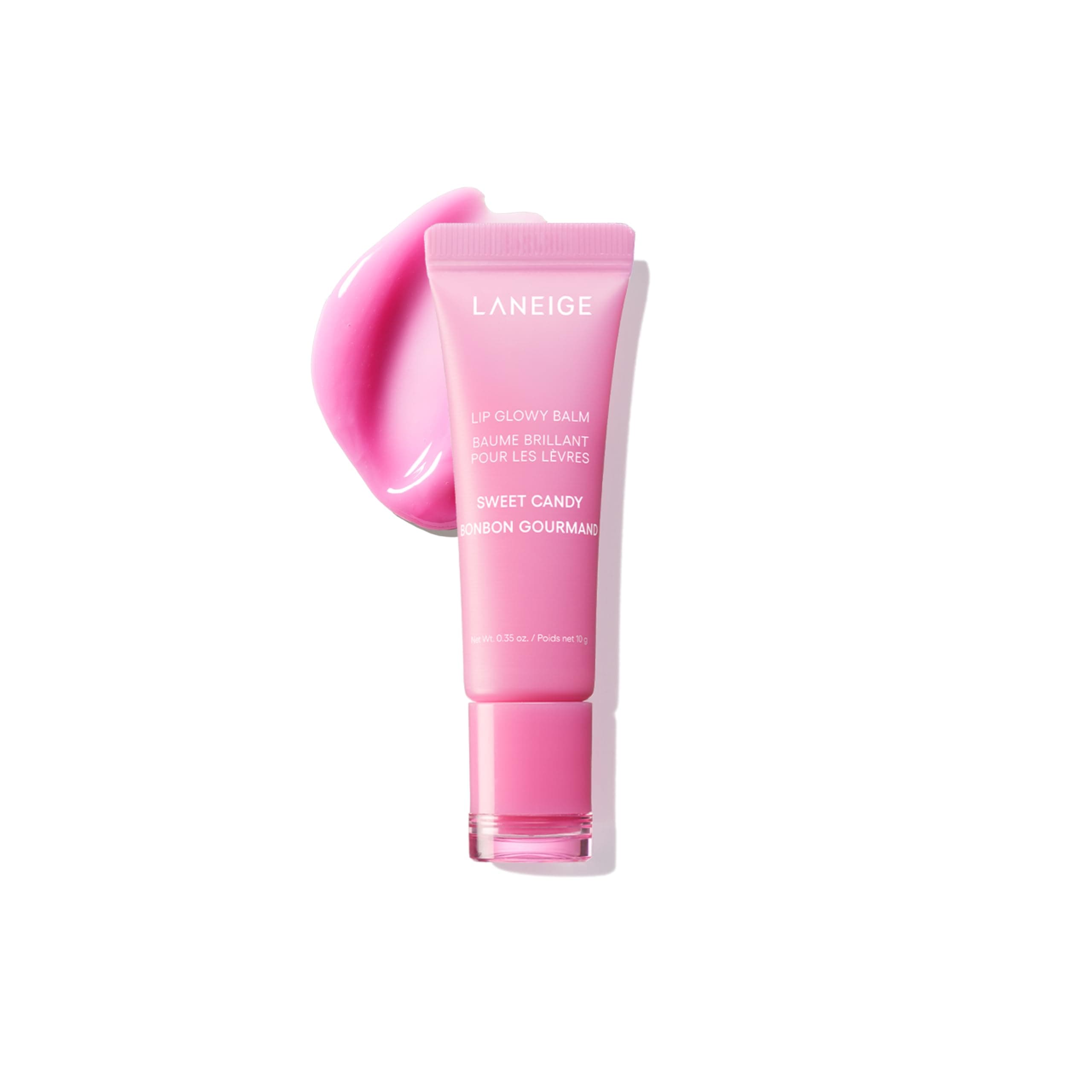 LANEIGE Lip Glowy Balm Sweet Candy: Hydrate, Glossy, Lightweight, Moisturize & Tint with Shea Butter